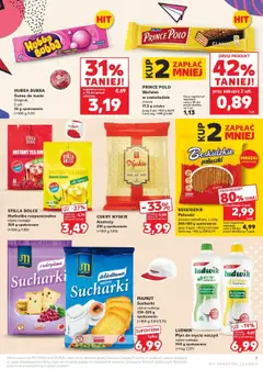 Kaufland gazetka od 31.07.2025 | Strona: 7 | Produkty: Paluszki, Guma do żucia, Płyn do mycia naczyń