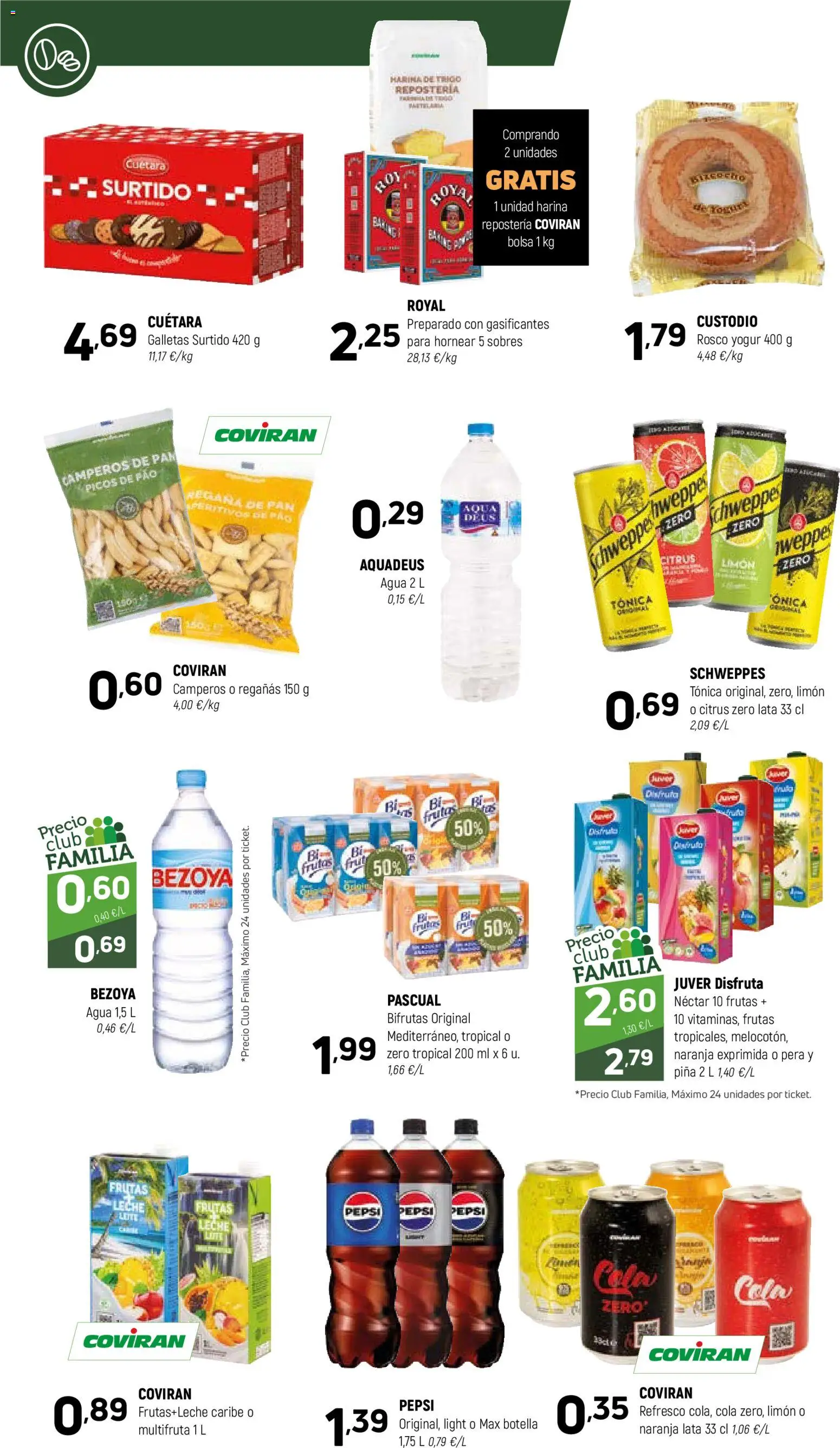 Coviran - Pontevedra │ válido desde el 16.12.2025 | Página: 16 | Productos: Leche, Yogur, Galletas, Bolsa