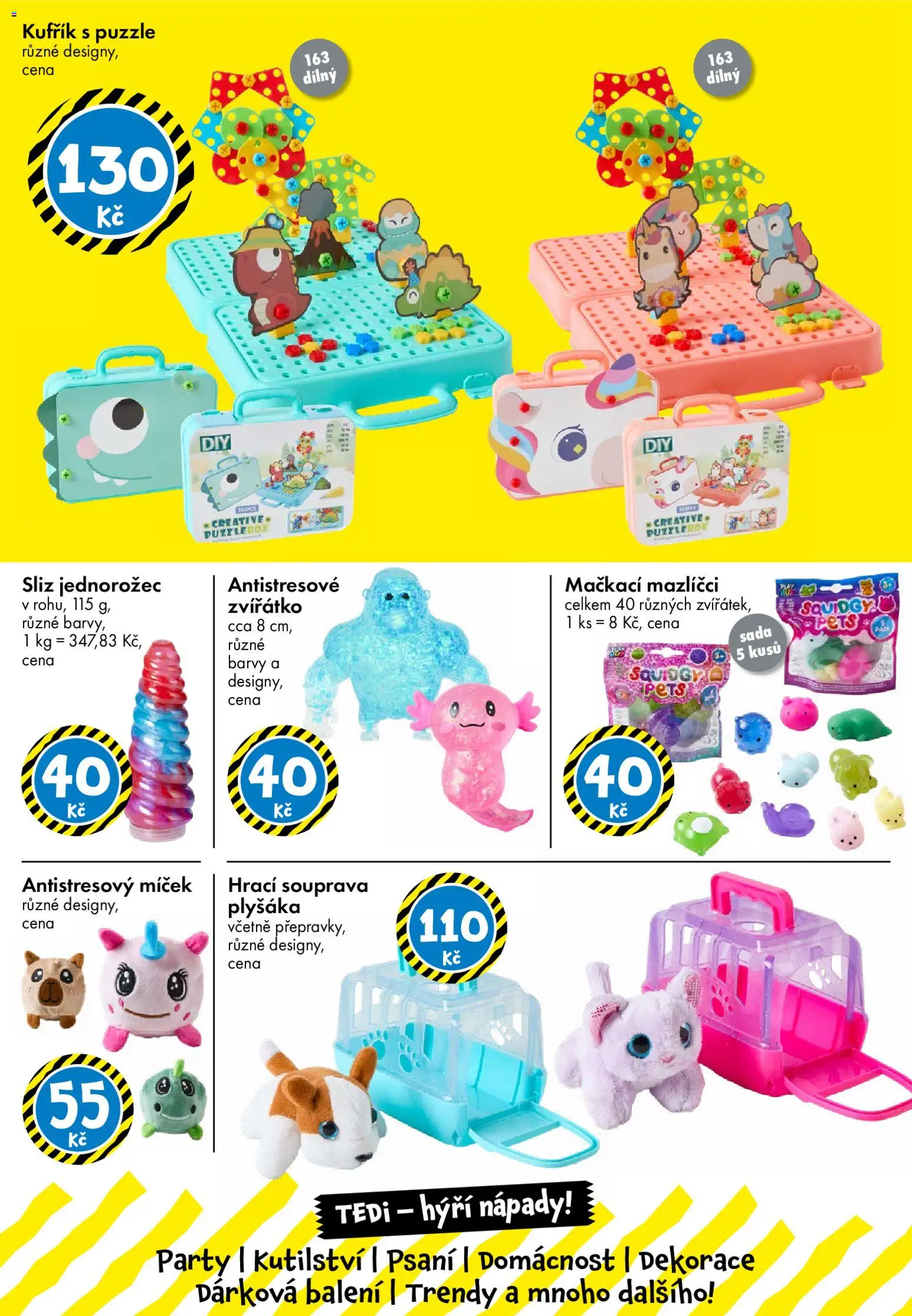TEDi leták od 13.03.2026 | Strana: 17 | Produkty: Kufřík, Puzzle, Barvy, Dekorace