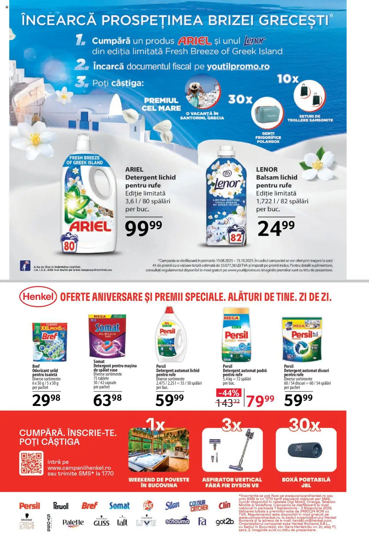 Noul catalog Selgros – valabil de la 19.09.2025 | Pagină: 16 | Produse: Mașină De Spălat Vase, Toaletă, Pudră, Detergent pentru mașina de spălat