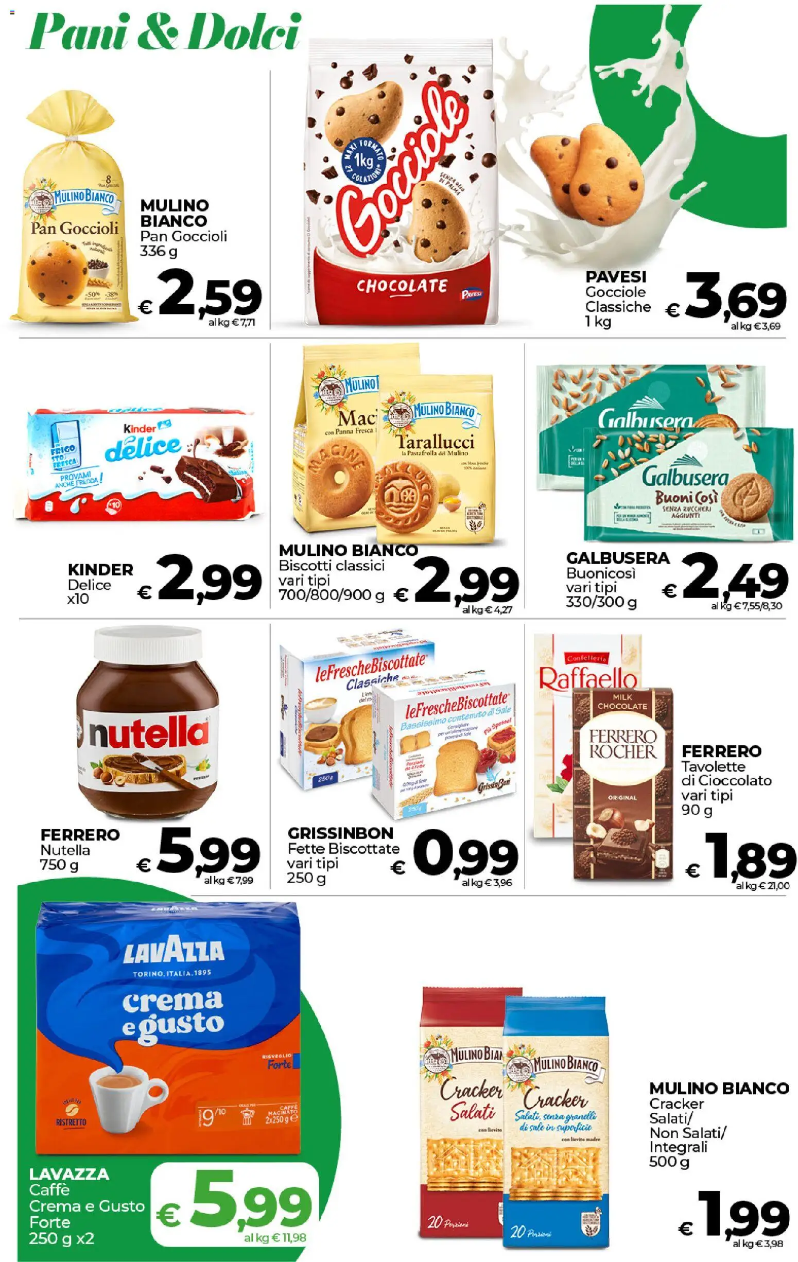 Volantino COOP del 17.01.2026 | Pagina: 17 | Prodotti: Panna, Biscotti, Sale, Macinato