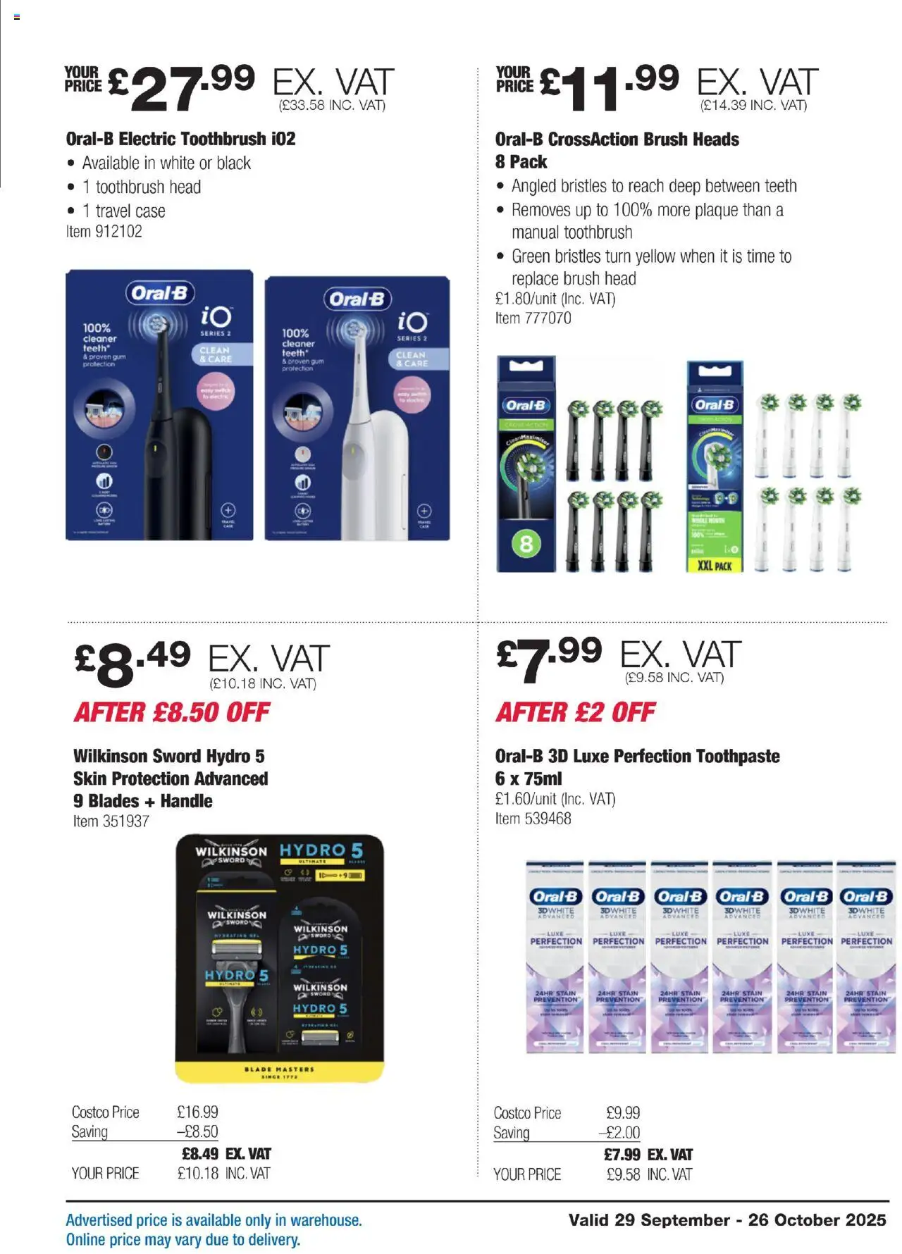 {H1} | Page: 23 | Products: Brush, Handle, Toothpaste, Electric toothbrush