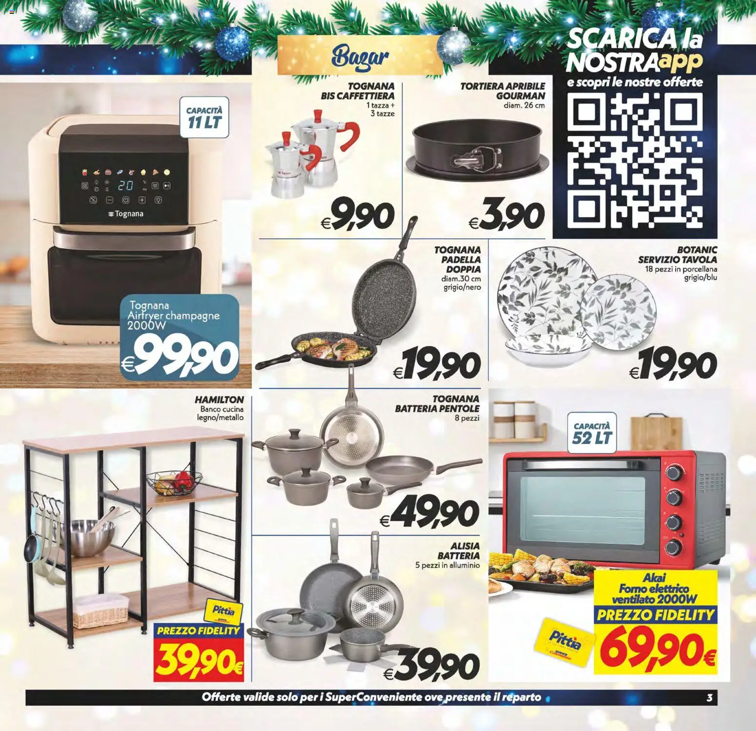 Volantino SuperConveniente del 27.12.2025 | Pagina: 30 | Prodotti: Caffettiera, Tortiera, Champagne, Alluminio
