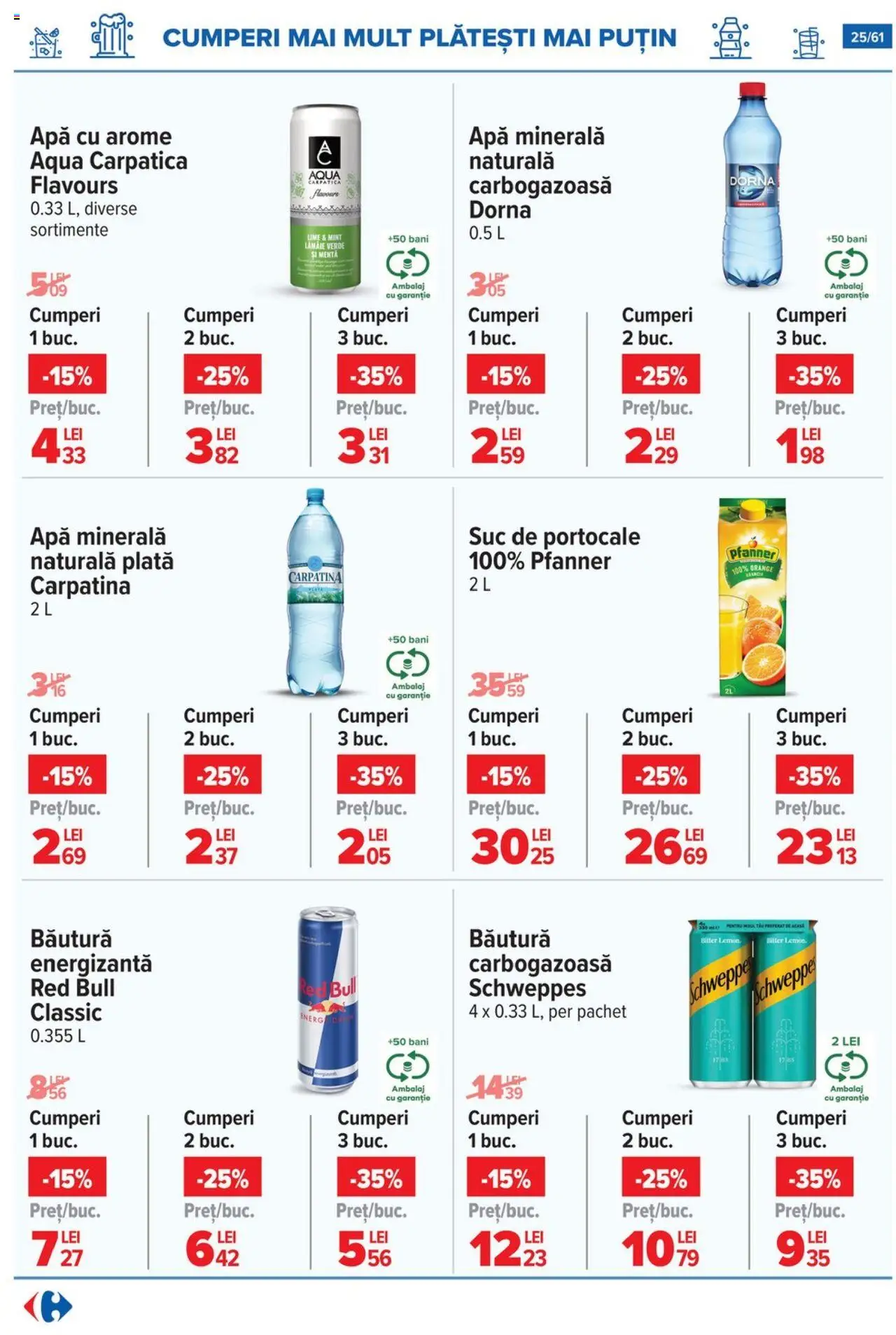 Catalog Carrefour – valabil de la 20.08.2025 | Pagină: 26 | Produse: Köpek Sabunu, Suc, Apă, Lămâie