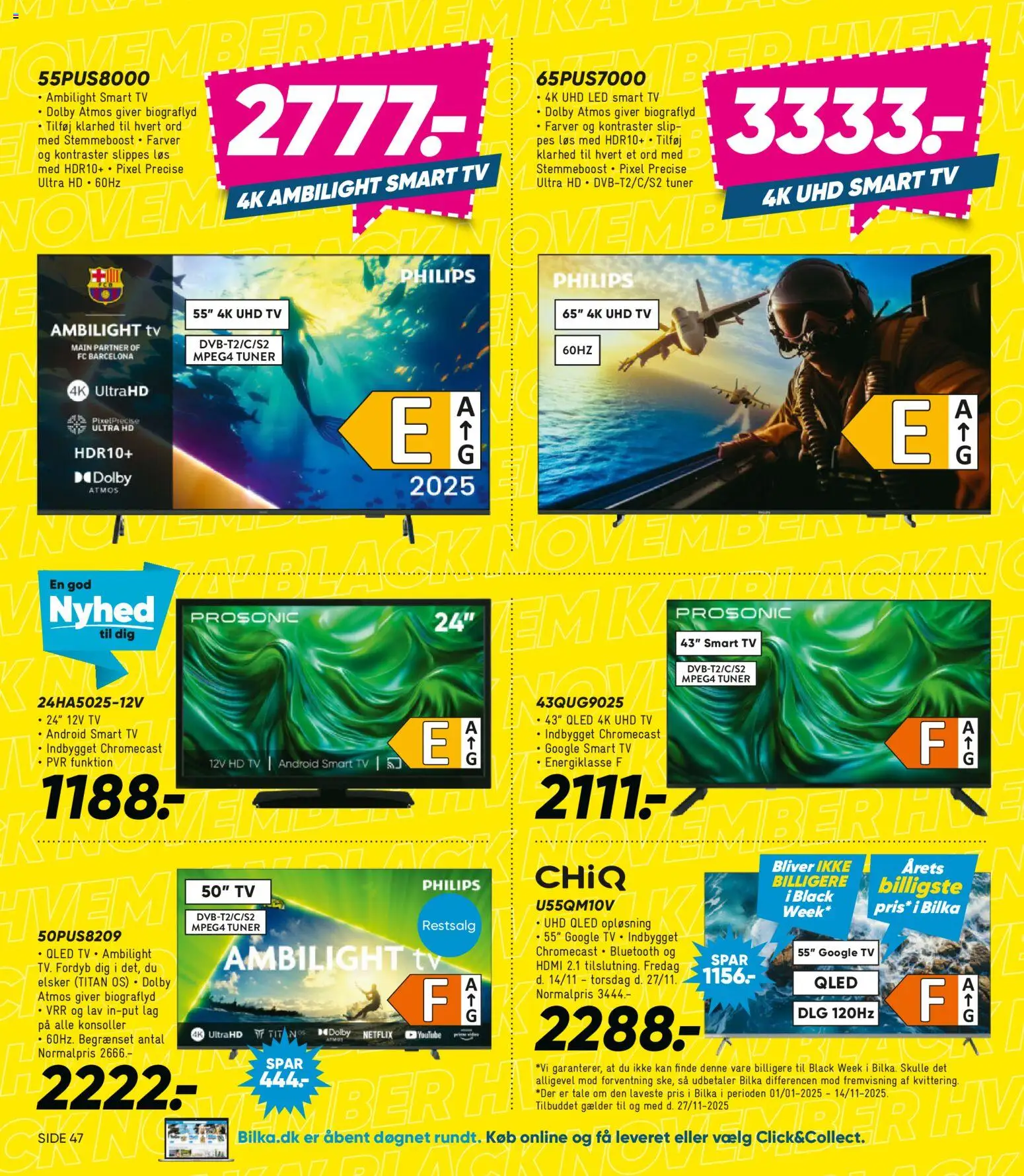 Bilka tilbudsavis – gyldig fra 14.11.2025 | Side: 10 | Produkter: Smart TV, TV