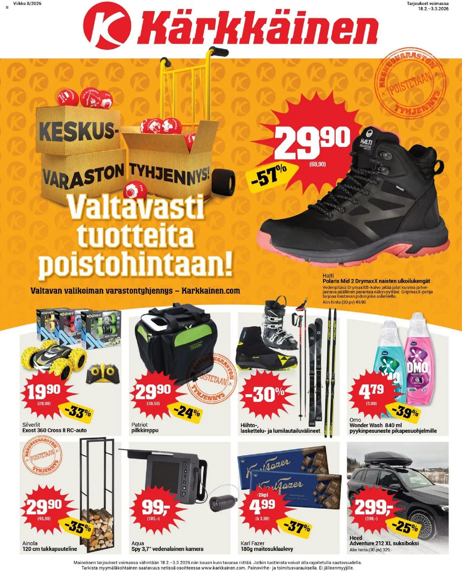 Kärkkäinen tarjoukset – voimassa 18.02.2026 alkaen | Sivu: 1 | Tuotteet: Kamera