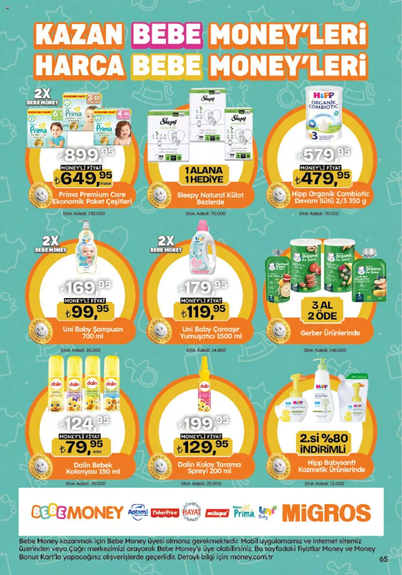 Migros Katalog - Migroskop - 09.10.2025 tarihinden itibaren geçerlidir | Sayfa: 65 | Ürünler: Şampuan, Yumuşatıcı, Külot