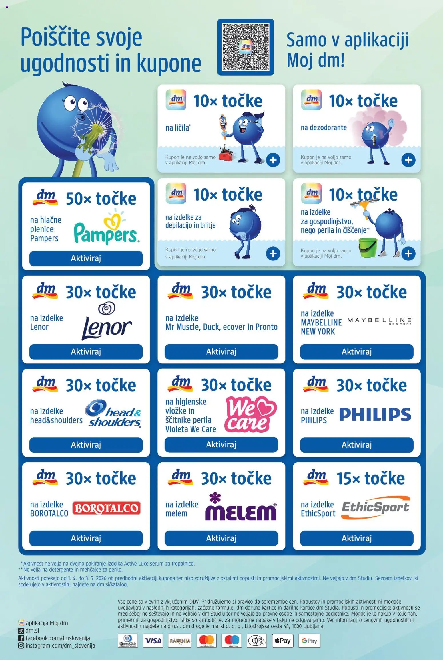 Novi DM Drogerie Markt katalog ponudbe – veljaven od 01.04.2026 | Stran: 32 | Izdelki: Plenice