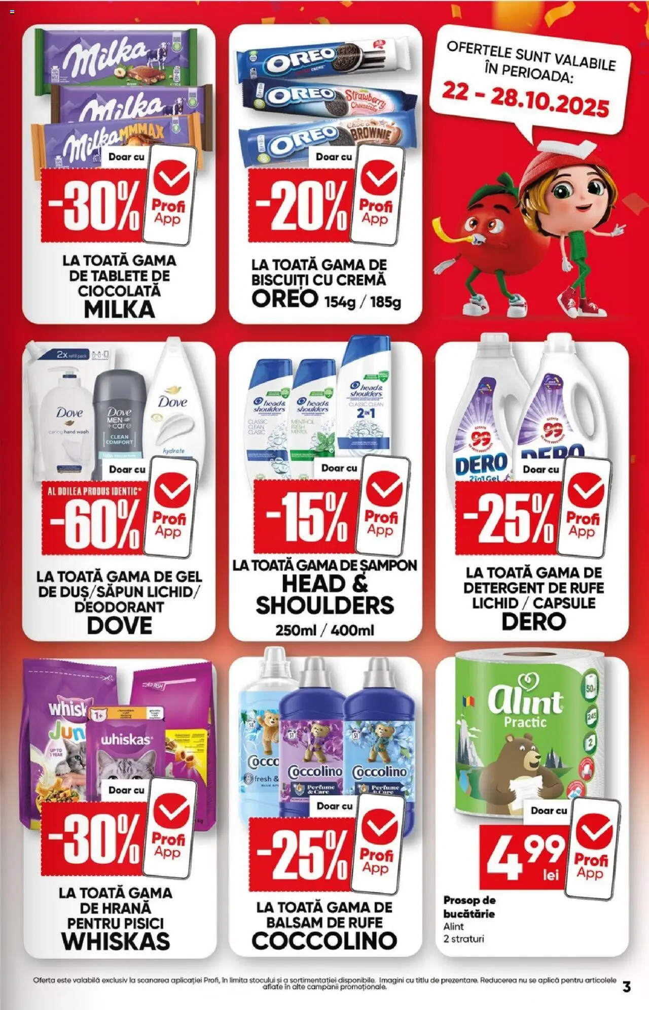 Noul catalog Profi – valabil de la 15.10.2025 | Pagină: 3 | Produse: Pomelo, Balsam, Deodorant, Biscuiți