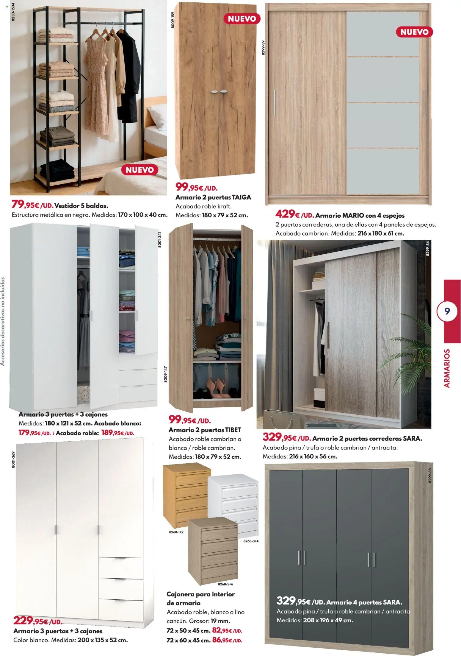 BricoCentro folleto │ válido desde el 23.03.2026 | Página: 9 | Productos: Piña, Cajonera, Armario
