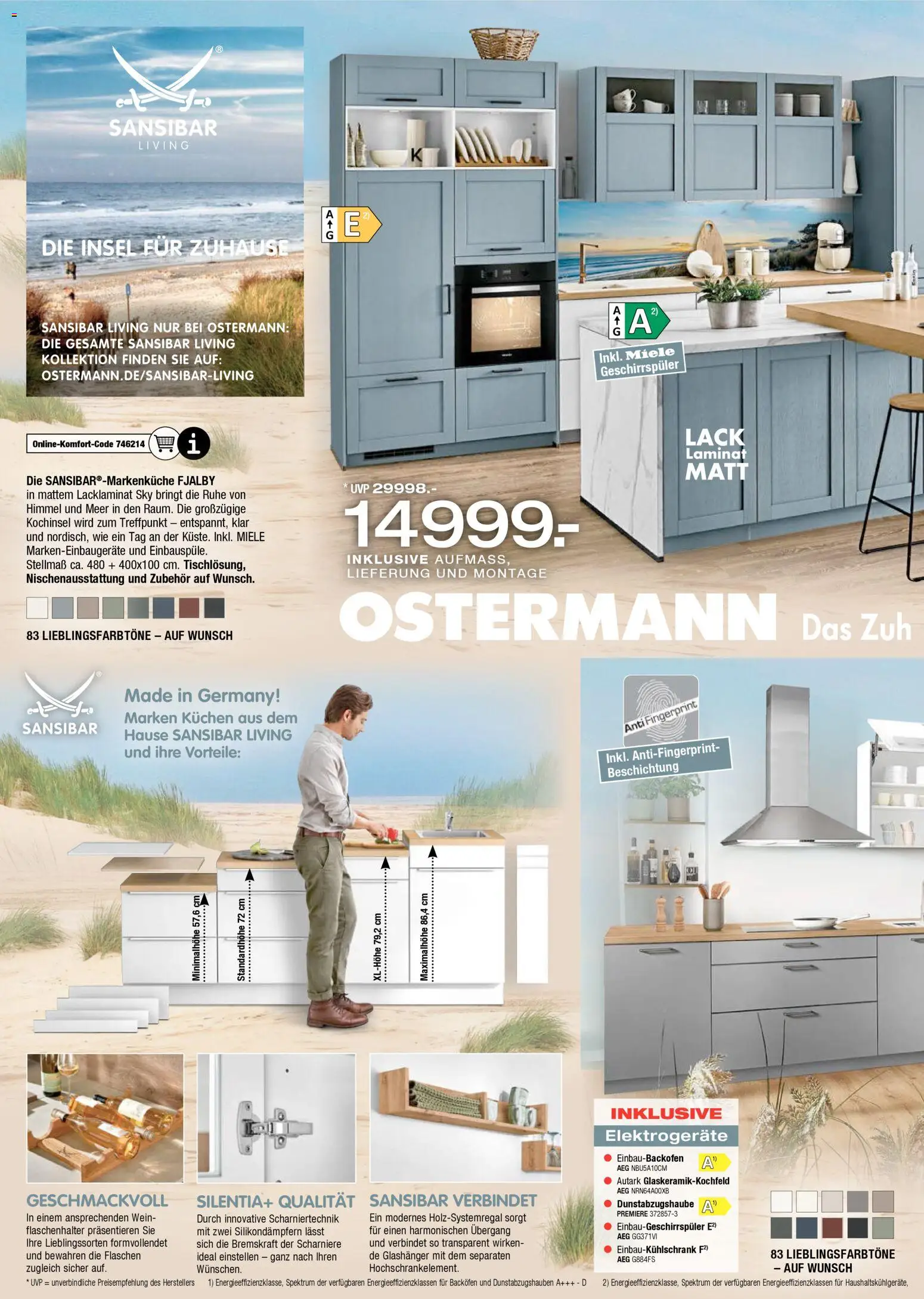 Ostermann Küchen Spezial – gültig ab 06.03.2026 | Seite: 6 | Produkte: Miele, AEG, Geschirrspüler, Kuchen