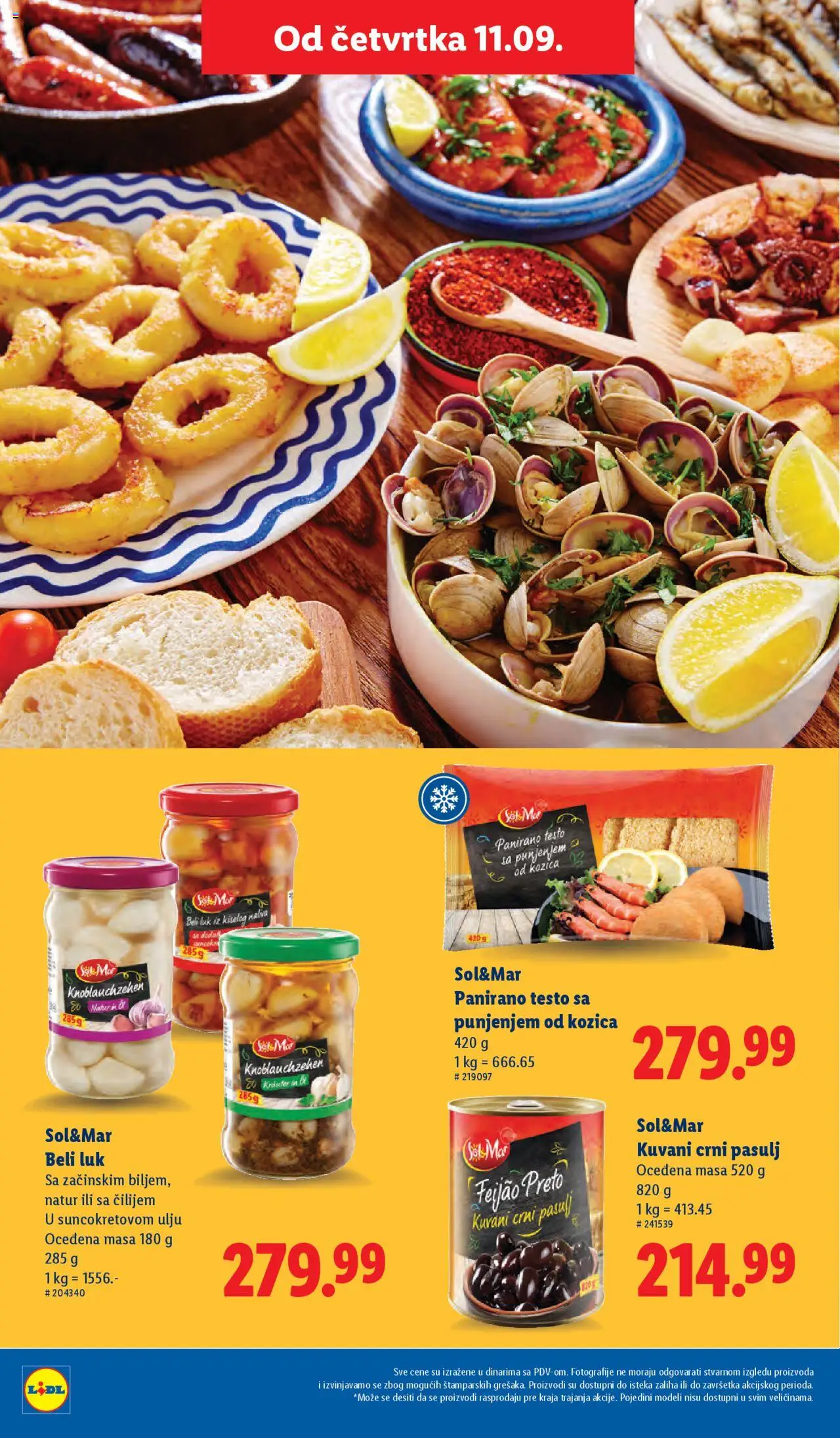 Lidl katalog - važi od 11.09.2025 | Strana: 18 | Proizvode: Pasulj, Beli luk, Sok