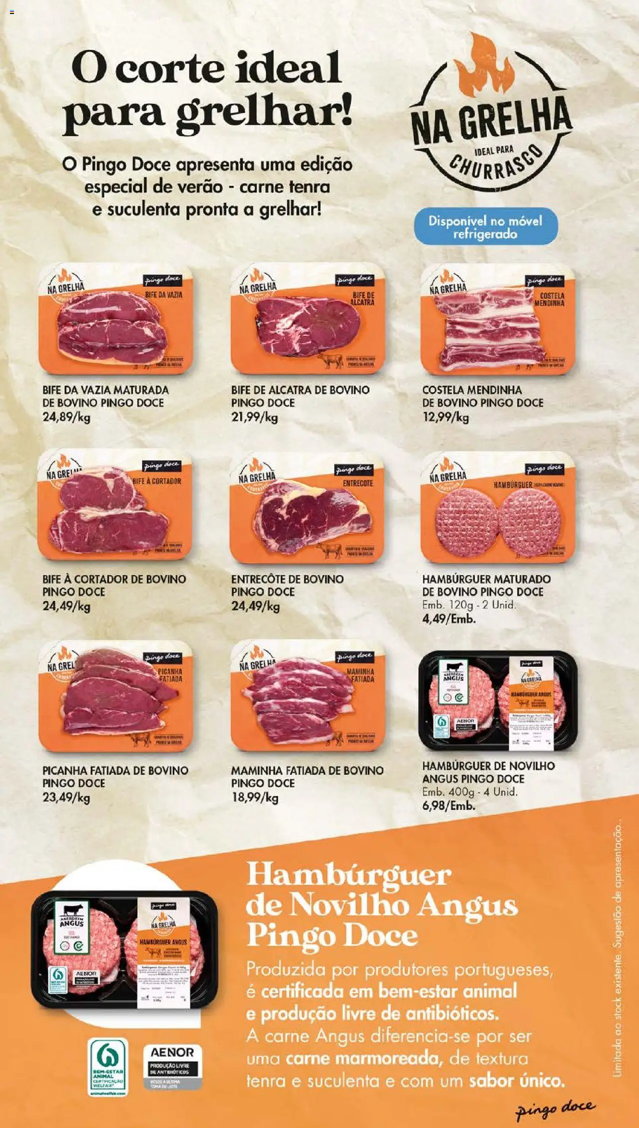 Pingo Doce folheto │ válido de 05.08.2025 | Página: 11 | Produtos: Cortador, Hambúrguer, Leite, Carne