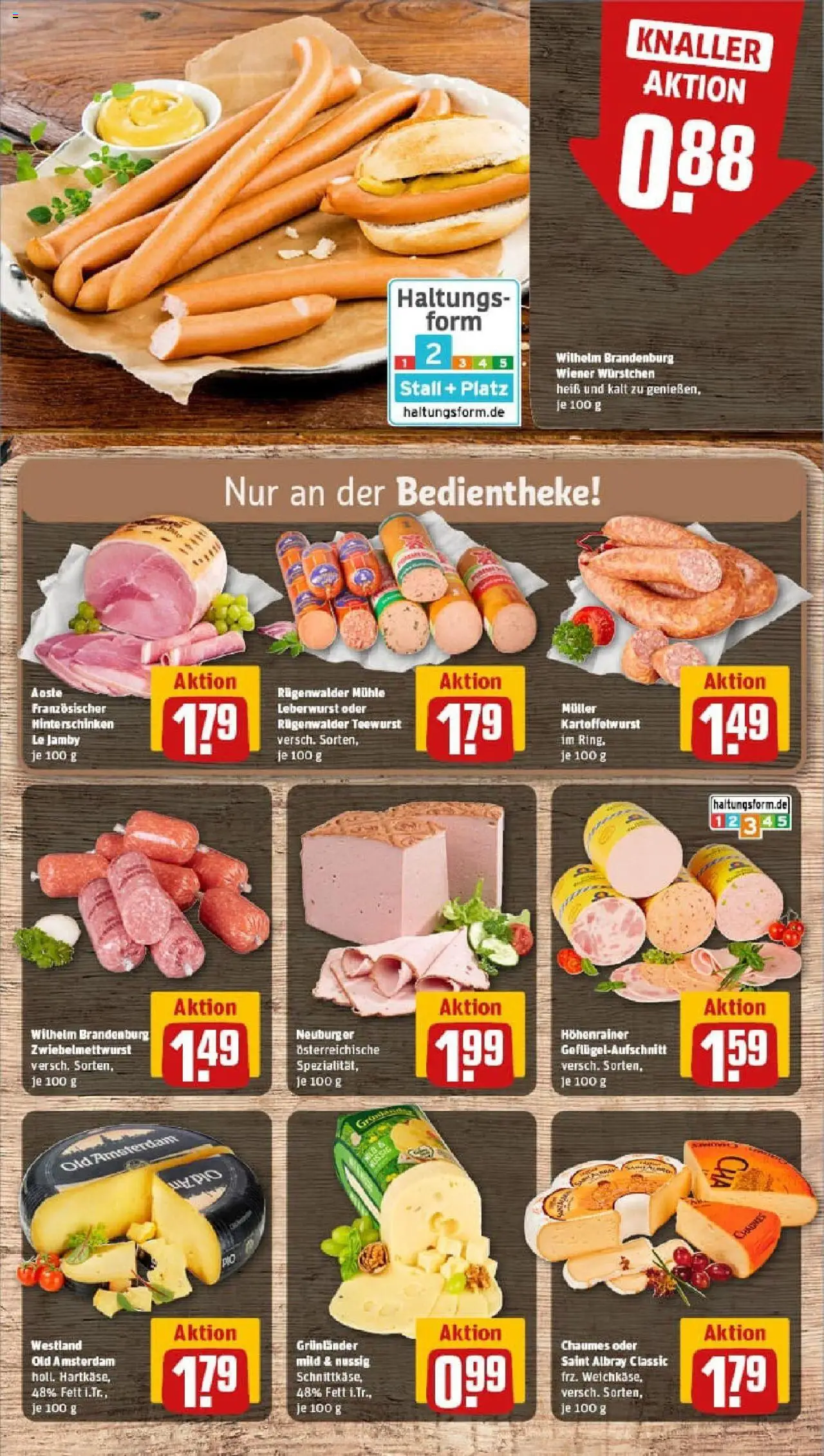 Rewe prospekt Mengerskirchen	 – gültig ab 13.10.2025 | Seite: 9 | Produkte: Mühle, Wiener wurstchen, Grunlander