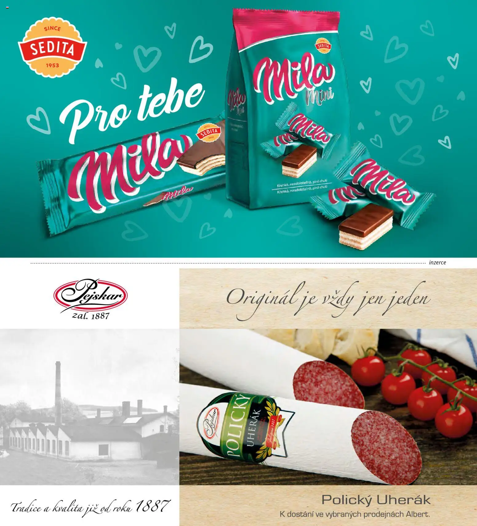 Albert magazín od 01.02.2026 | Strana: 65 | Produkty: Uherák, Mila