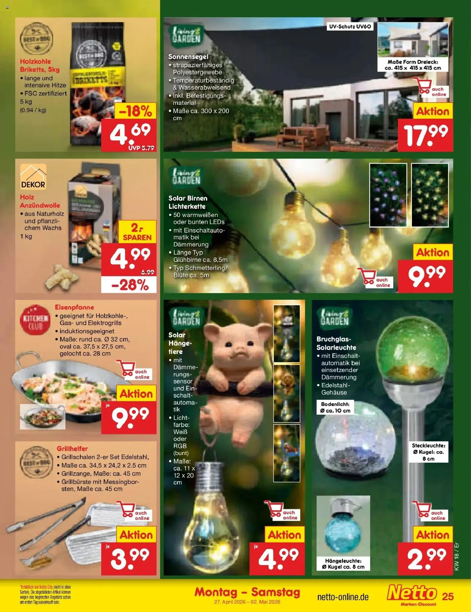 Netto Marken-Discount Prospekt Jena-Lobeda	 – gültig ab 27.04.2026 | Seite: 37 | Produkte: Solarleuchte