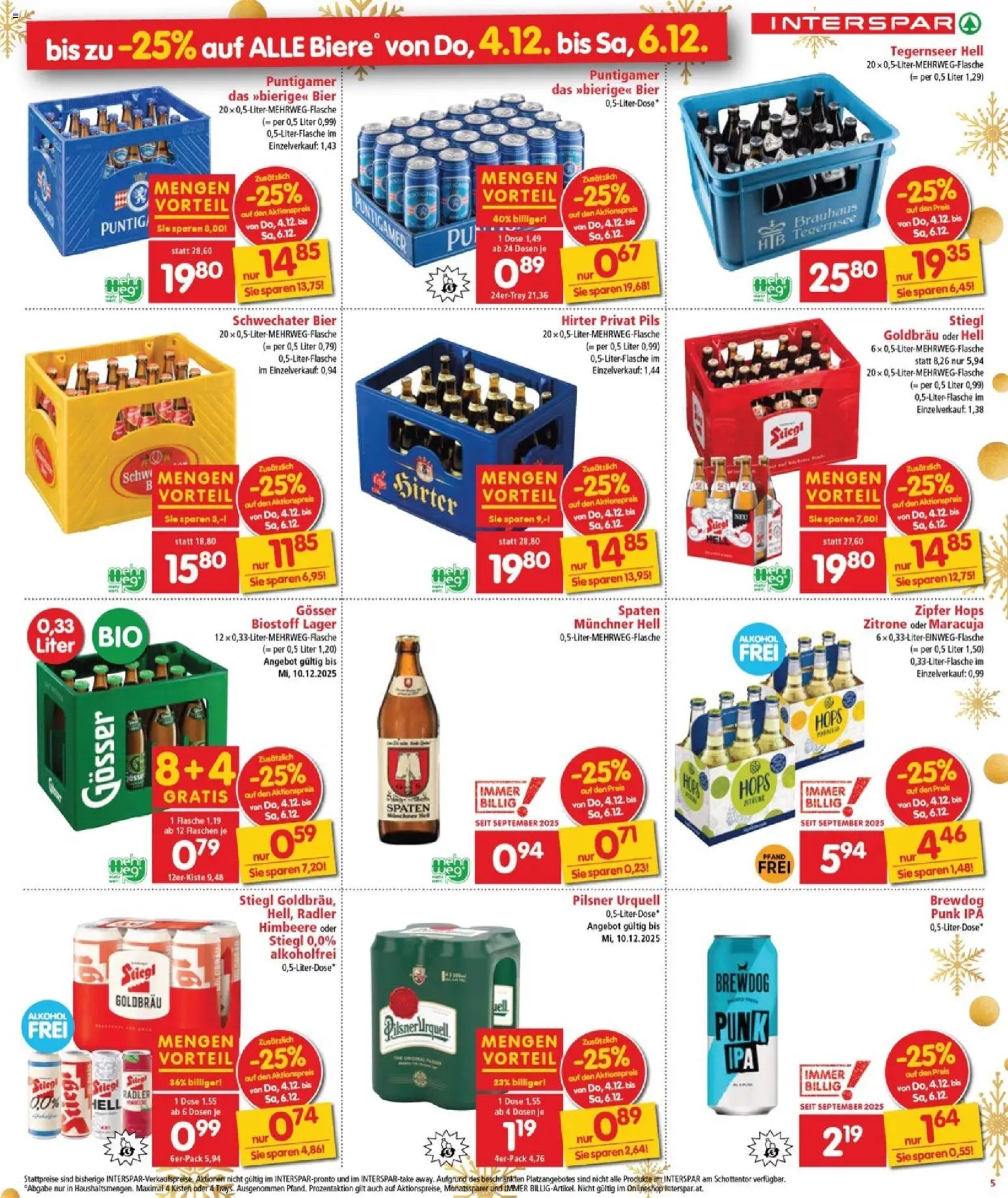 Interspar Flugblatt - Burgenland Nord gültig ab 04.12.2025 | Seite: 5 | Produkte: Creme, Wein