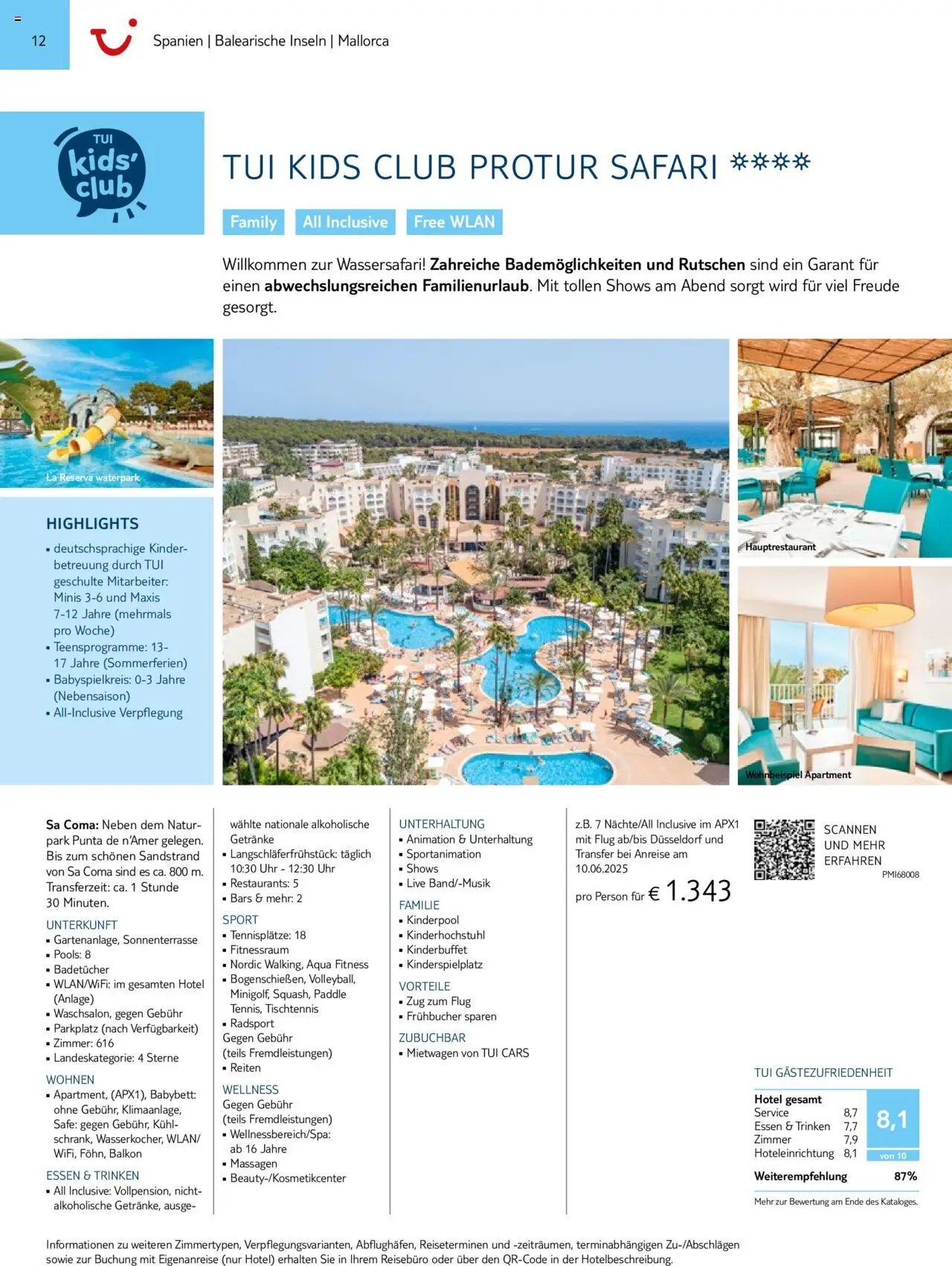 Aida - Südeuropa & Nordafrika 2025/26 – gültig ab 01.01.2025 | Seite: 12 | Produkte: Babybett, Uhr