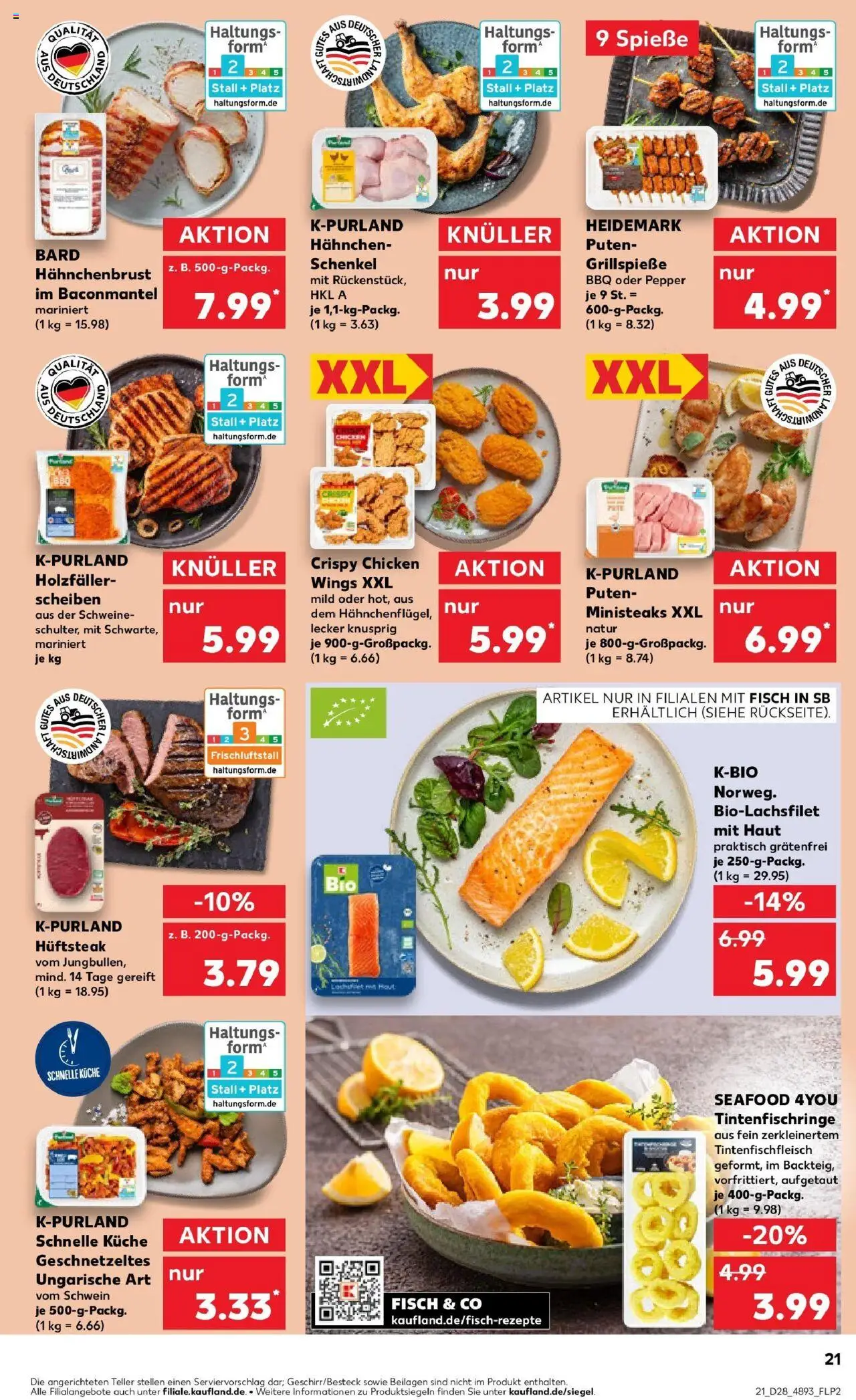 Kaufland prospekt Görlitz	 - gültig ab dem 13.07.2025 | Seite: 36 | Produkte: Hahnchen, Küche, Spieße, Hahnchenbrust