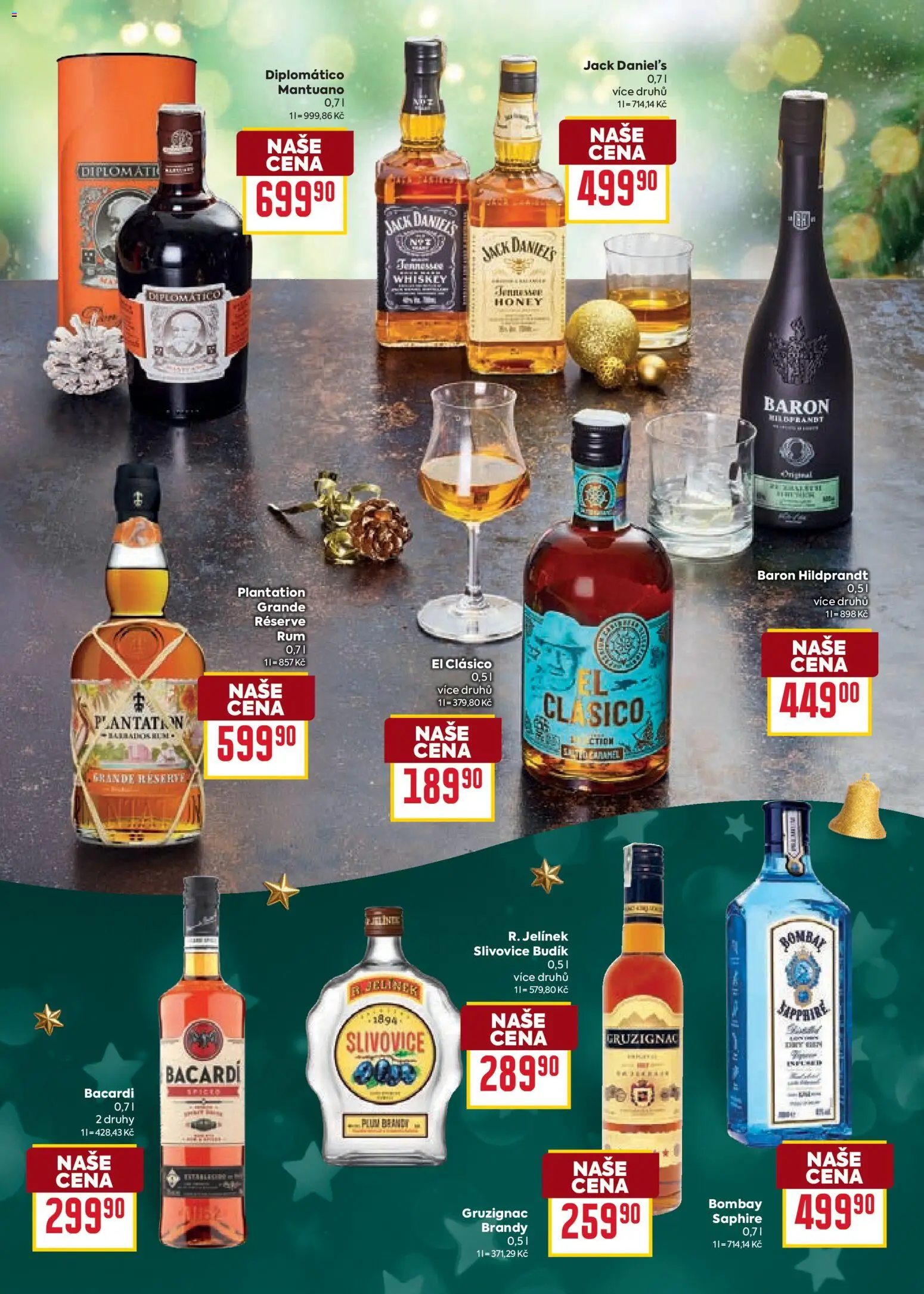 Billa leták - Vánoční nabídka od 12.11.2025 | Strana: 21 | Produkty: Diplomatico, Budík, Jack Daniel’s, Jelínek