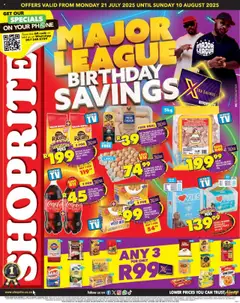 Preview of Shoprite specials valid from 21.07.2025