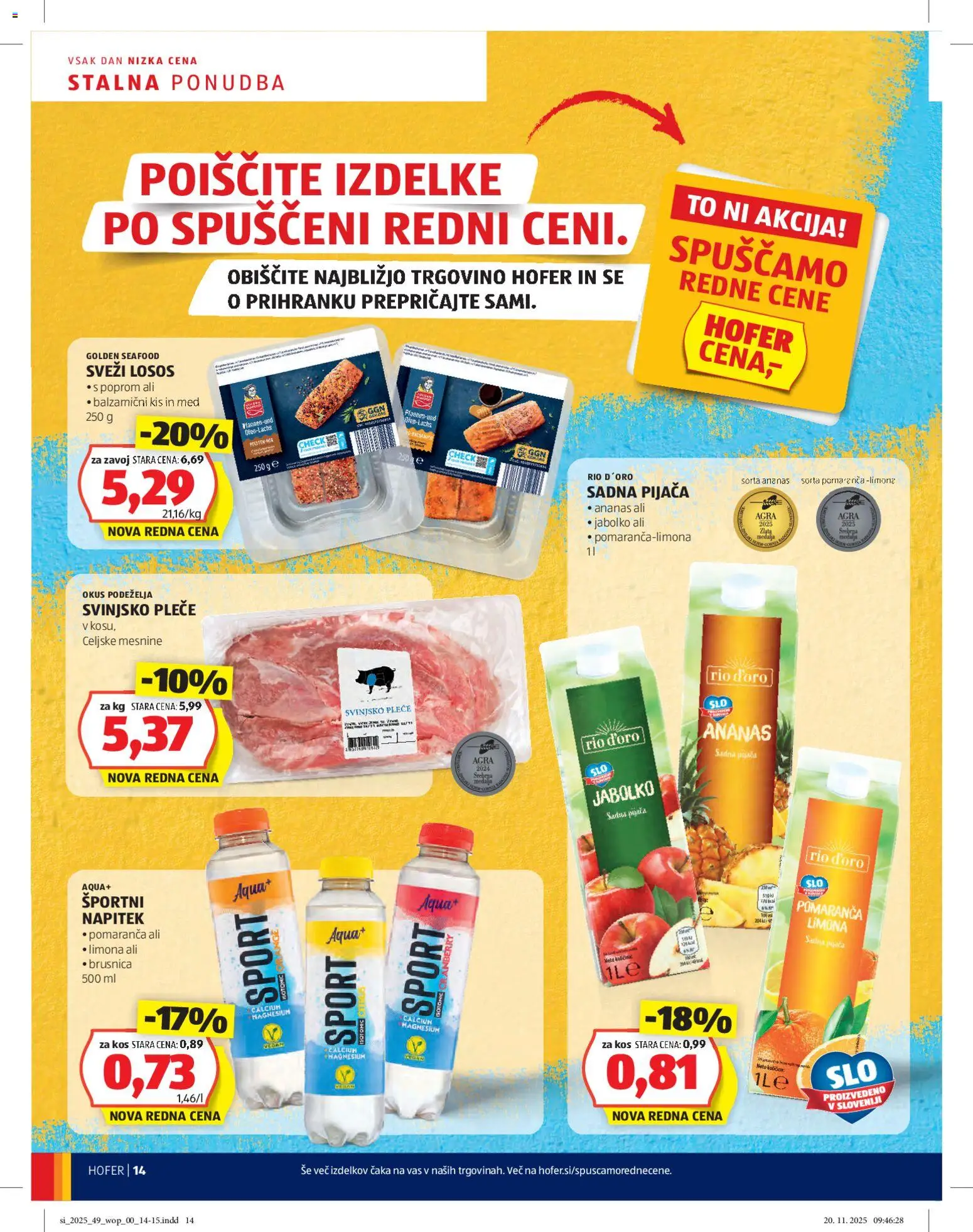 Novi Hofer katalog ponudbe – veljaven od 27.11.2025 | Stran: 14 | Izdelki: Losos, Kos, Kis, Limona