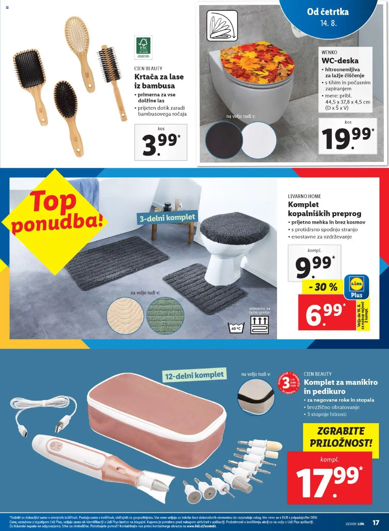 Lidl - Ljubljana │ velja od 14.08.2025 | Stran: 31 | Izdelki: Krtaca