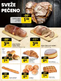 Tuš katalog │ velja od 27.08.2025 | Stran: 6 | Izdelki: Zar, Pekarna, Hlebec, Kruh