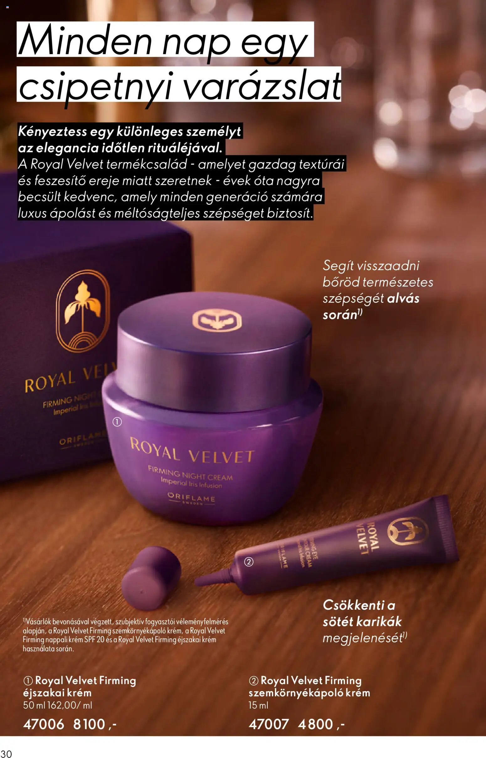 Oriflame akciós ujság - amely érvényes a következő dátumtól: 12.11.2025 | Oldal: 30 | Termékek: Szemkörnyékápoló