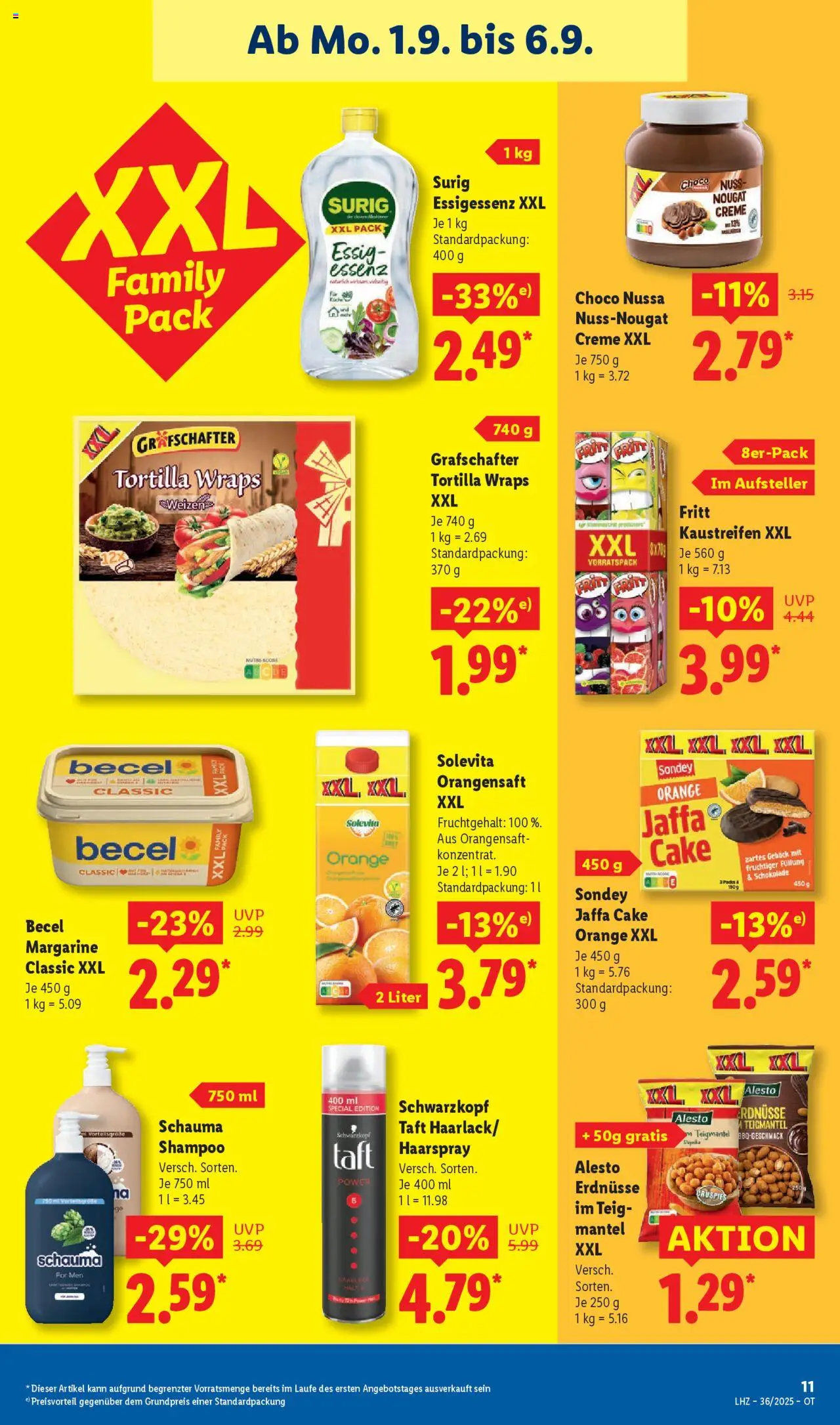 Lidl Prospekt Bernsdorf 	 - gültig ab dem 01.09.2025 | Seite: 19 | Produkte: Becel, Haarspray, Creme, Paprika