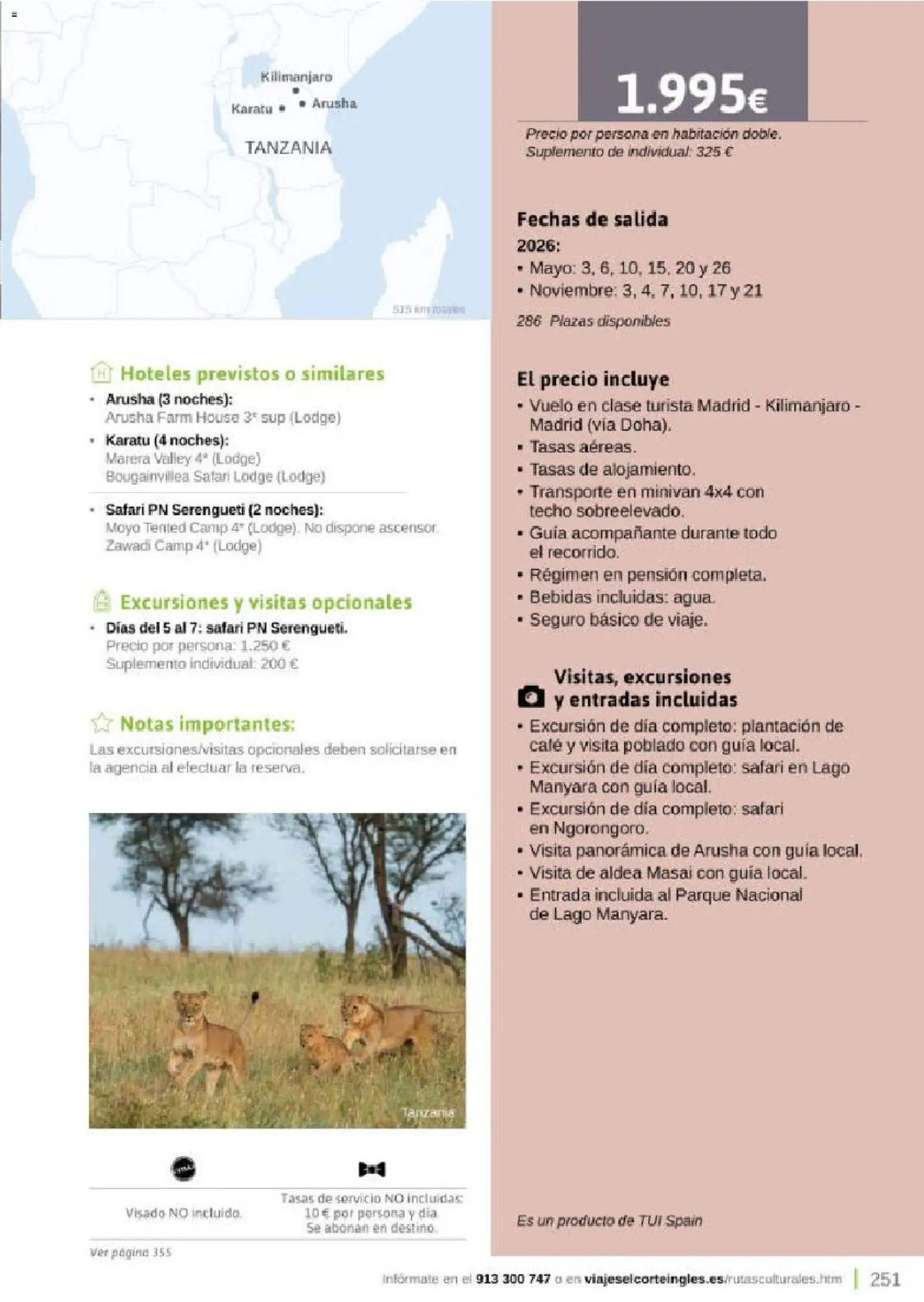 Viajes El Corte Inglés Rutas Culturales de la Comunidad de Madrid │ válido desde el 01.04.2026 | Página: 251 | Productos: Café