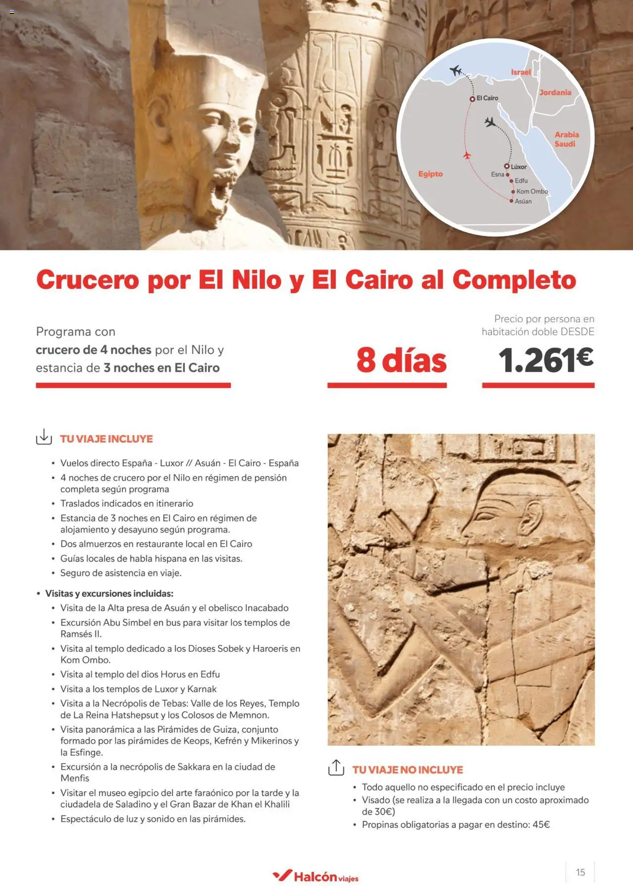 Halcón Viajes Egipto │ válido desde el 15.04.2024 | Página: 15
