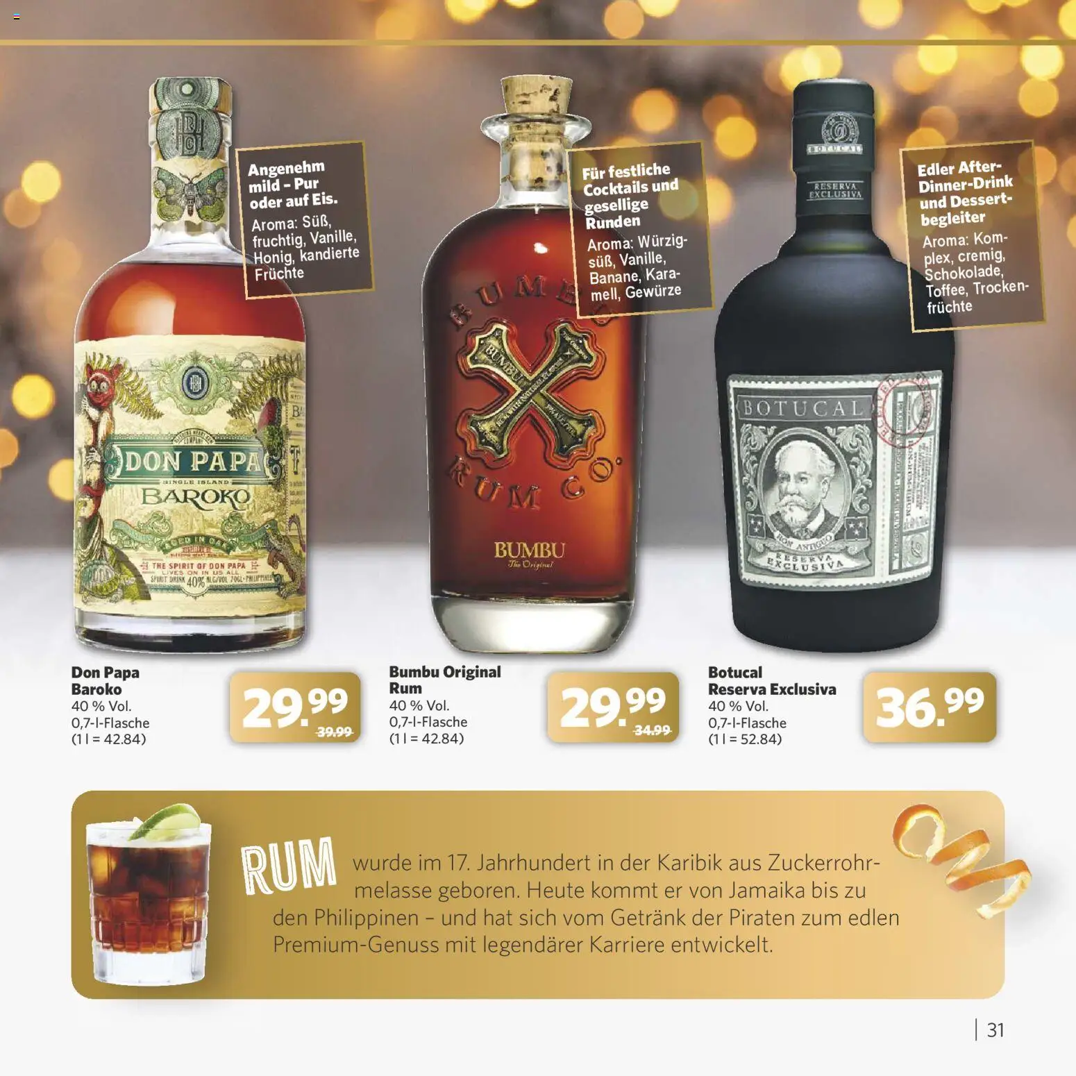 Combi - Festliche Momente – gültig ab 24.11.2025 | Seite: 31 | Produkte: Schokolade, Gewürze