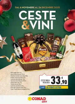 Anteprima del volantino Conad City Ceste & Vini Piemonte catalogo valido a partire dal 06.11.2025