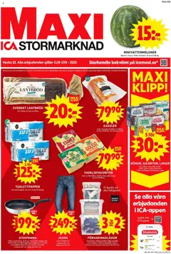 ICA Maxi - Malmö - Förhandsvisning av reklamblad från butik ICA Maxi aktuell från 11.08.2025