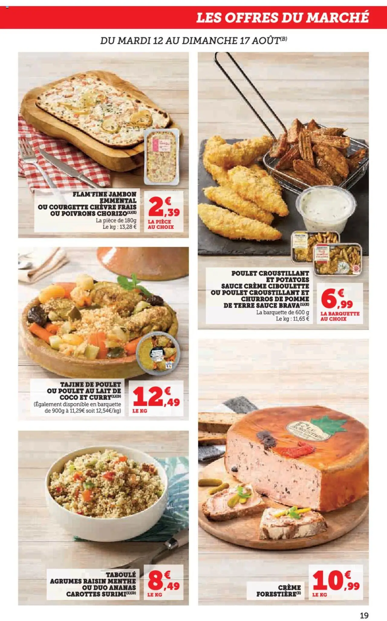  | Page: 19 | Produits: Pomme, Courgette, Lait, Crème