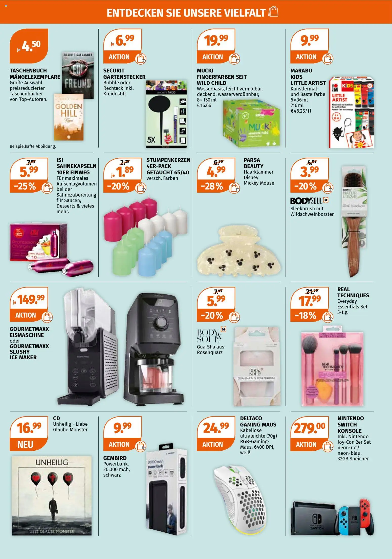 Müller Prospekt 	 – gültig ab 23.03.2026 | Seite: 26 | Produkte: Monster, Powerbank, Maus