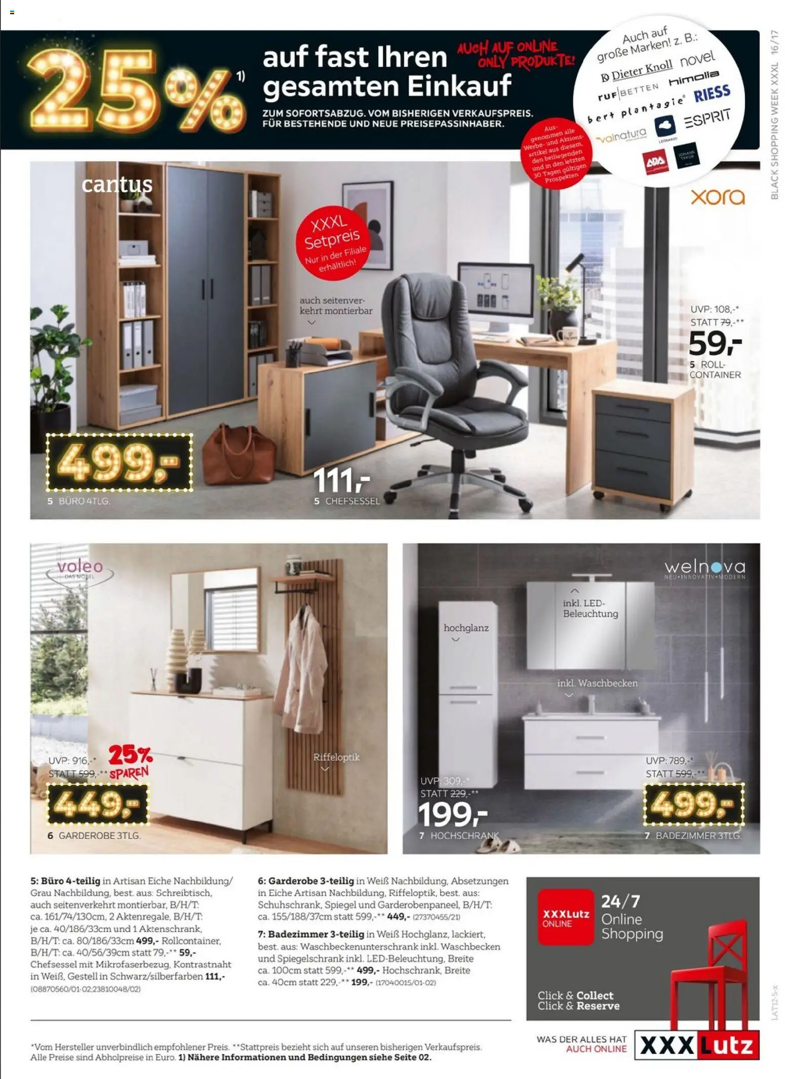 XXXLutz - Black Friday gültig ab 24.11.2025 | Seite: 17 | Produkte: Waschbecken, Spiegel