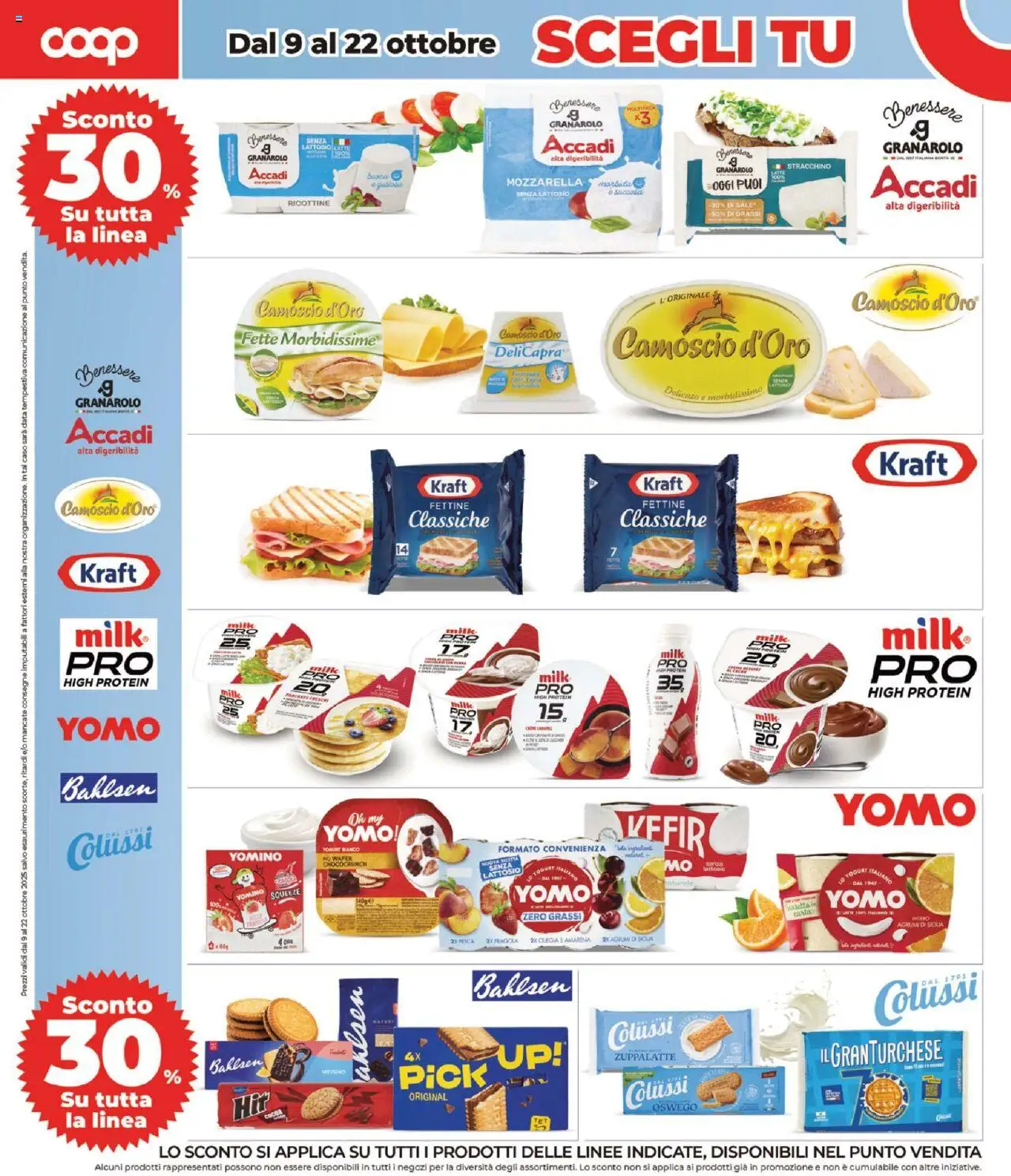Volantino COOP del 09.10.2025 | Pagina: 8 | Prodotti: Yogurt, Sale, Agrumi, Stracchino