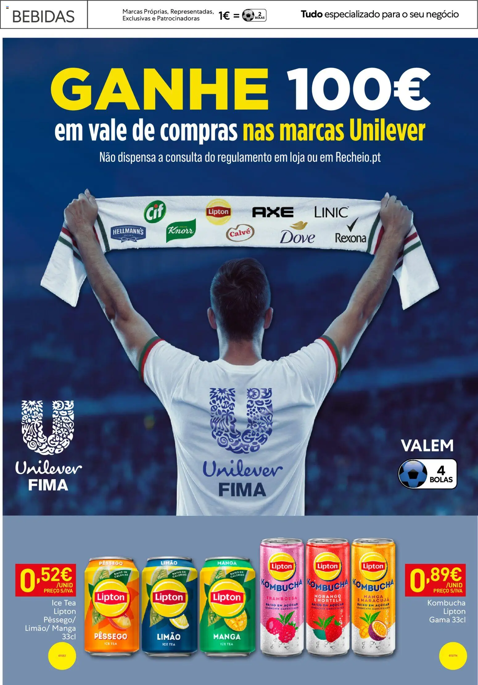 Recheio Horeca │ válido de 24.03.2026 | Página: 24 | Produtos: Kombucha, Knorr, Açúcar