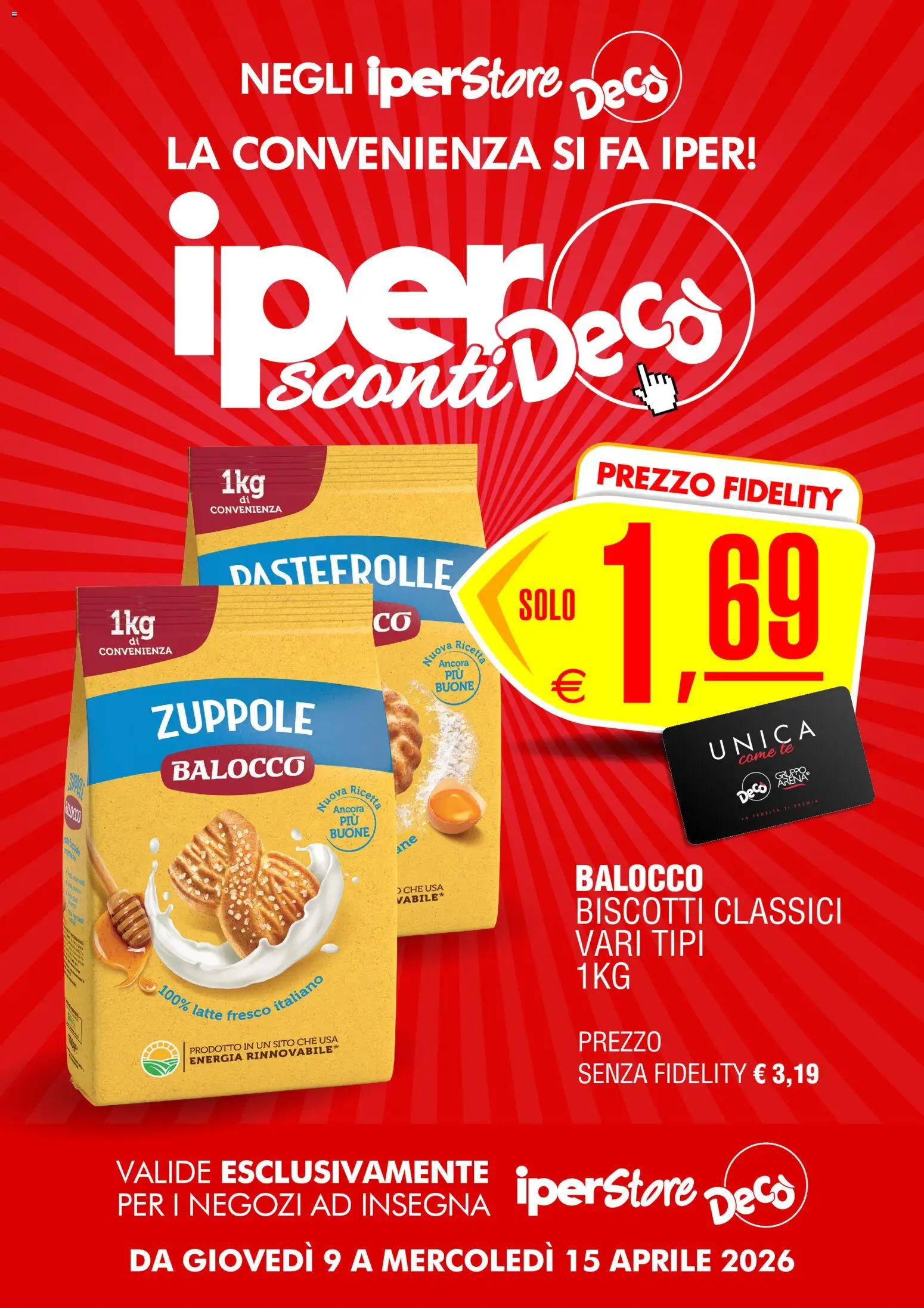 Volantino Decò del 09.04.2026 | Pagina: 1