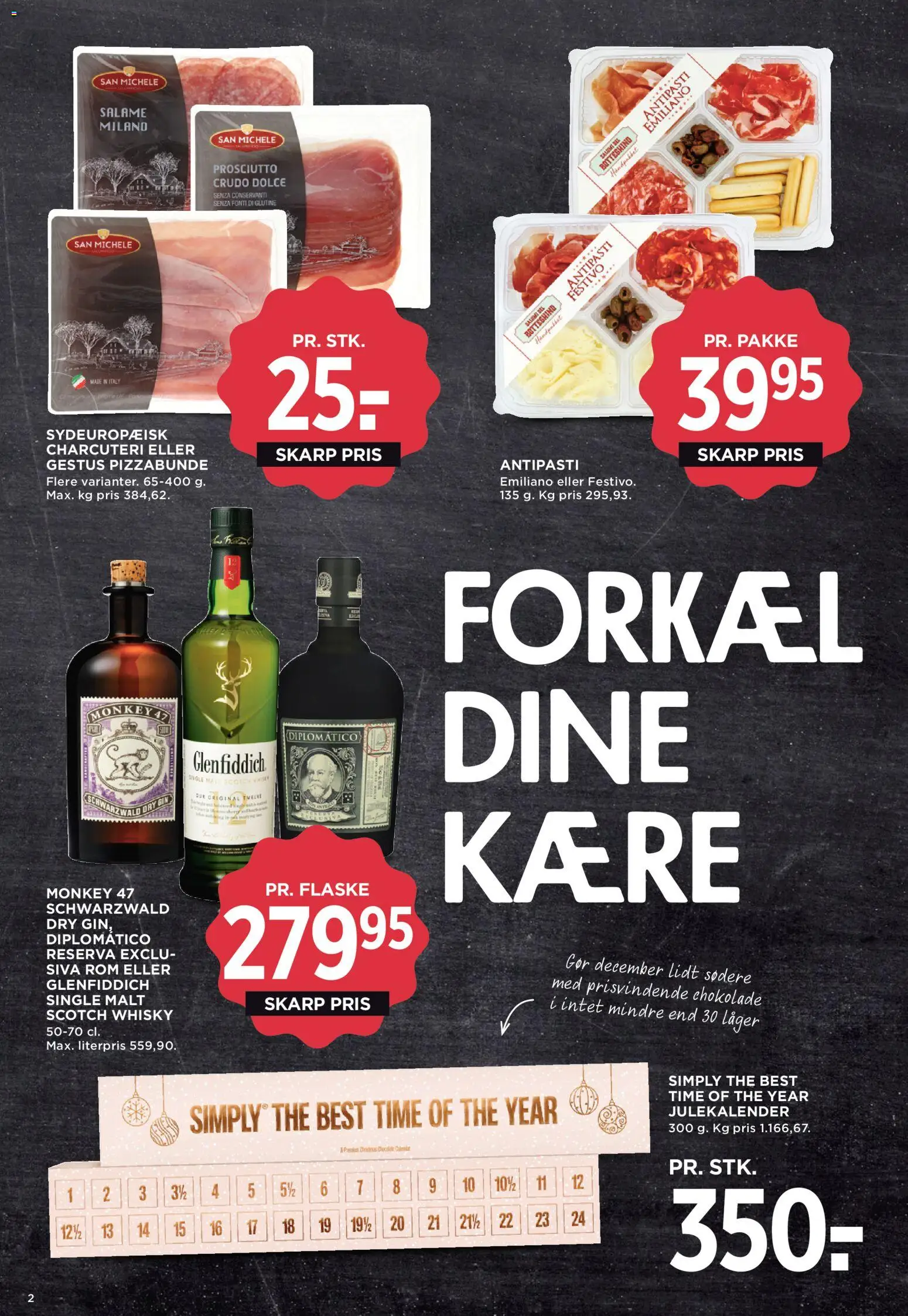 Meny tilbudsavis – gyldig fra 31.10.2025 | Side: 3 | Produkter: Chokolade, Gin, Whisky, Rom