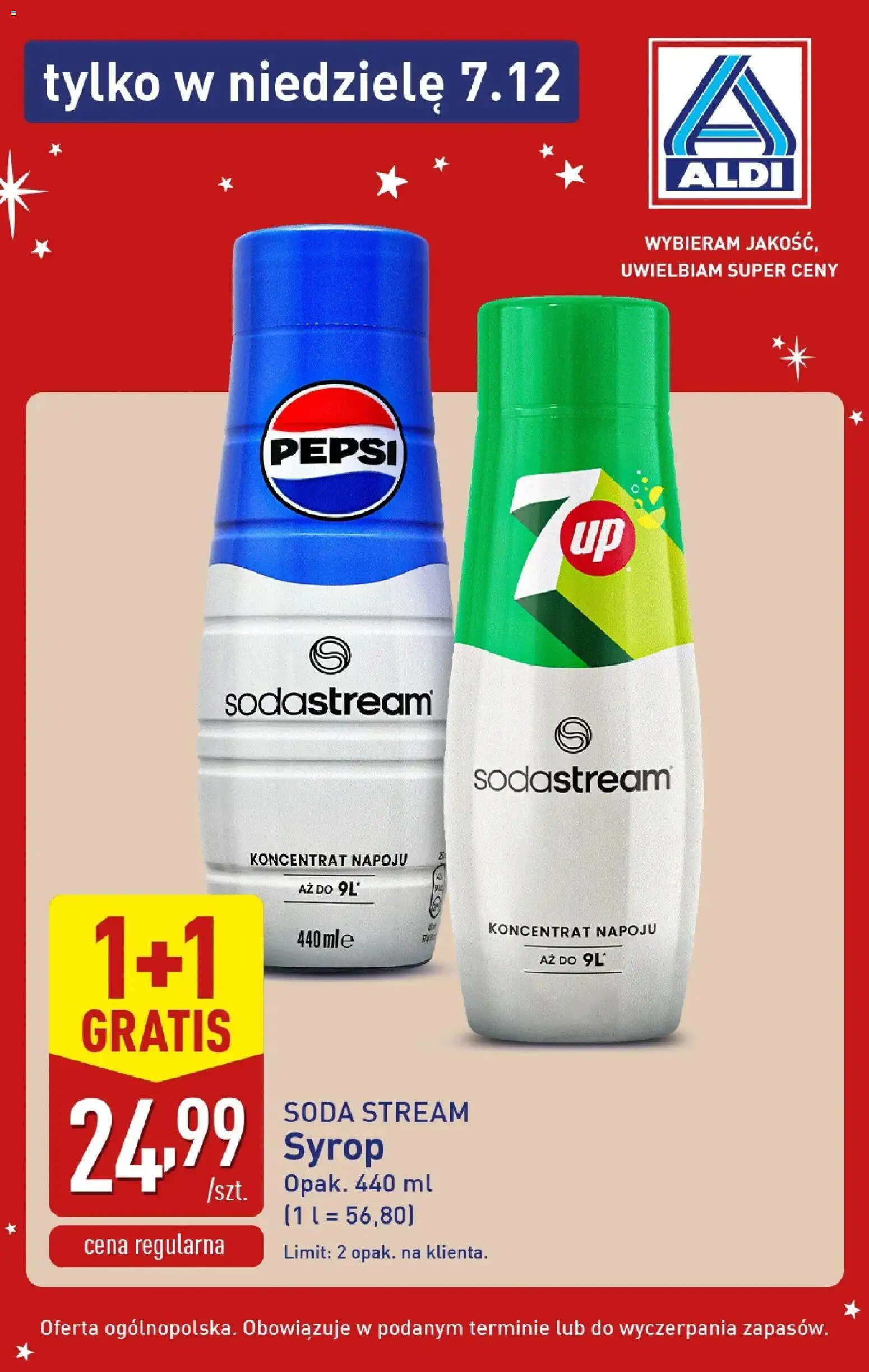 Aldi Gazetka - Super oferty na niedzielę od 07.12.2025 | Strona: 2 | Produkty: Syrop, Pepsi