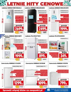 Neopunkt Gazetka od 18.07.2025 | Strona: 7 | Produkty: Lodówka, Zamrażarka, Warzywa, Owoce
