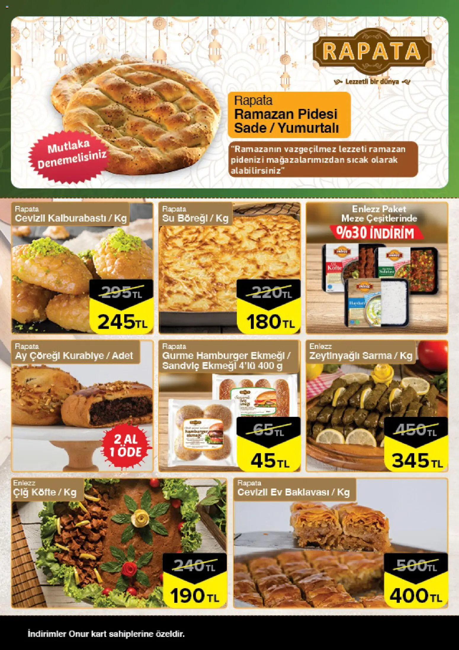 Onur Market Taze Ürünlerde İndirimler - Bursa - 19.02.2026 tarihinden itibaren geçerlidir | Sayfa: 8 | Ürünler: Su