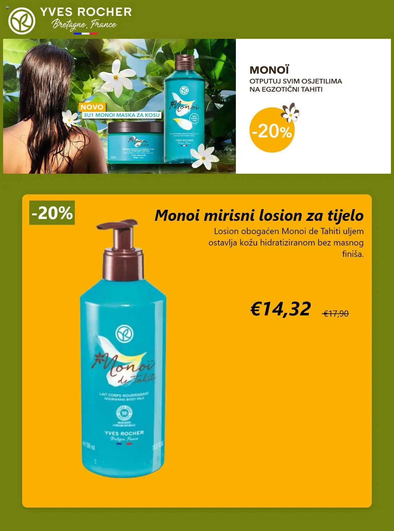 Yves Rocher katalog | vrijedi od 04.08.2025 | Stranica: 6 | Proizvodi: Maska za kosu, Maska