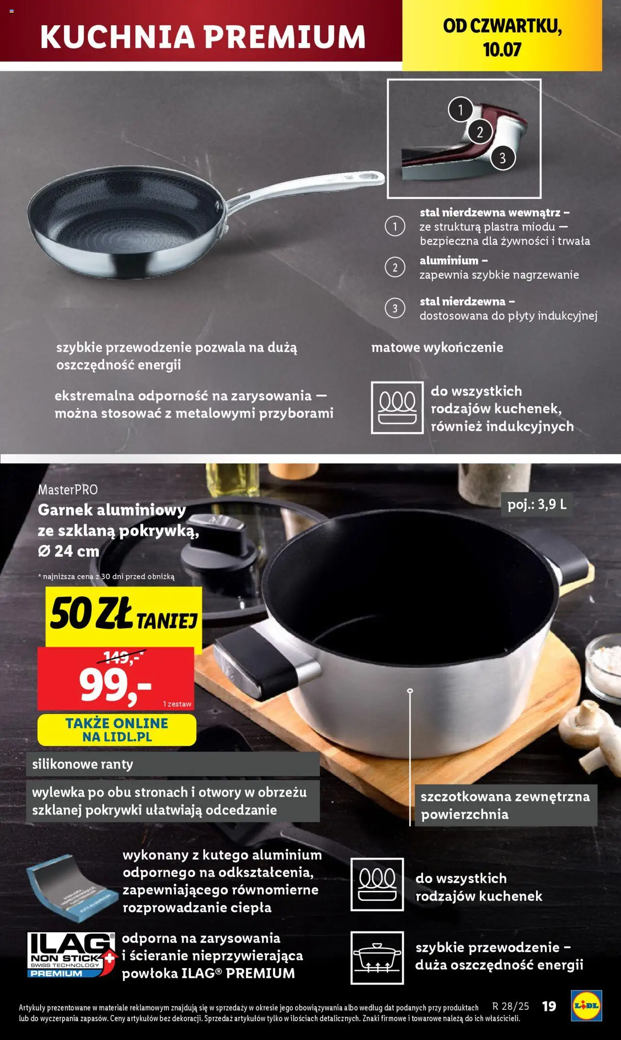 Lidl Katalog od 07.07.2025 | Strona: 21 | Produkty: Plyty, Garnek