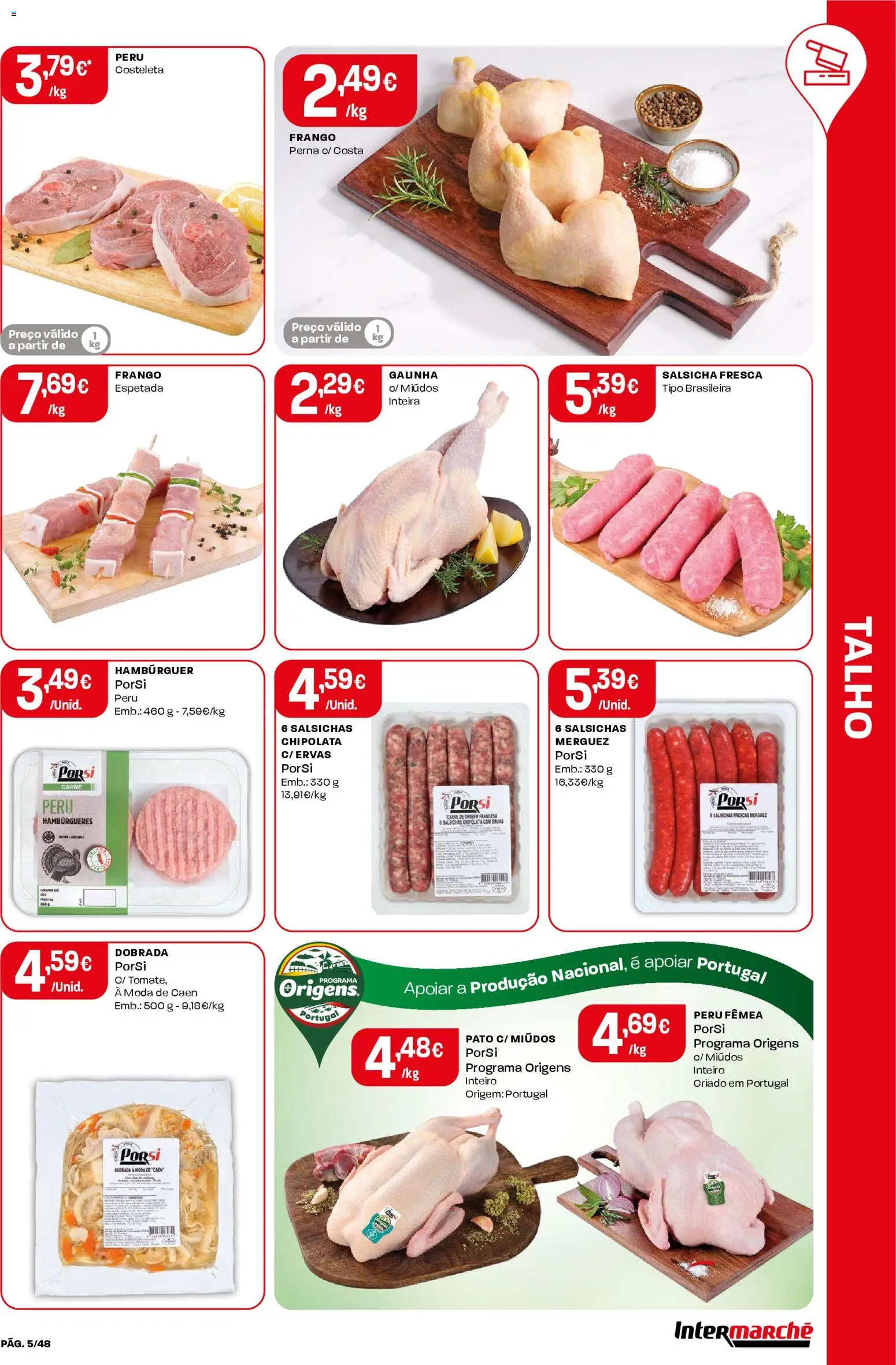 Intermarché - Black Friday │ válido de 27.11.2025 | Página: 5 | Produtos: Frango, Peru, Hambúrguer, Salsicha