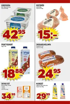 Matdax erbjudanden - Förhandsvisning av reklamblad från butik Matdax aktuell från 27.04.2026 | Sida: 19 | Produkter: Räkor, Smör, Ost, Yoggi