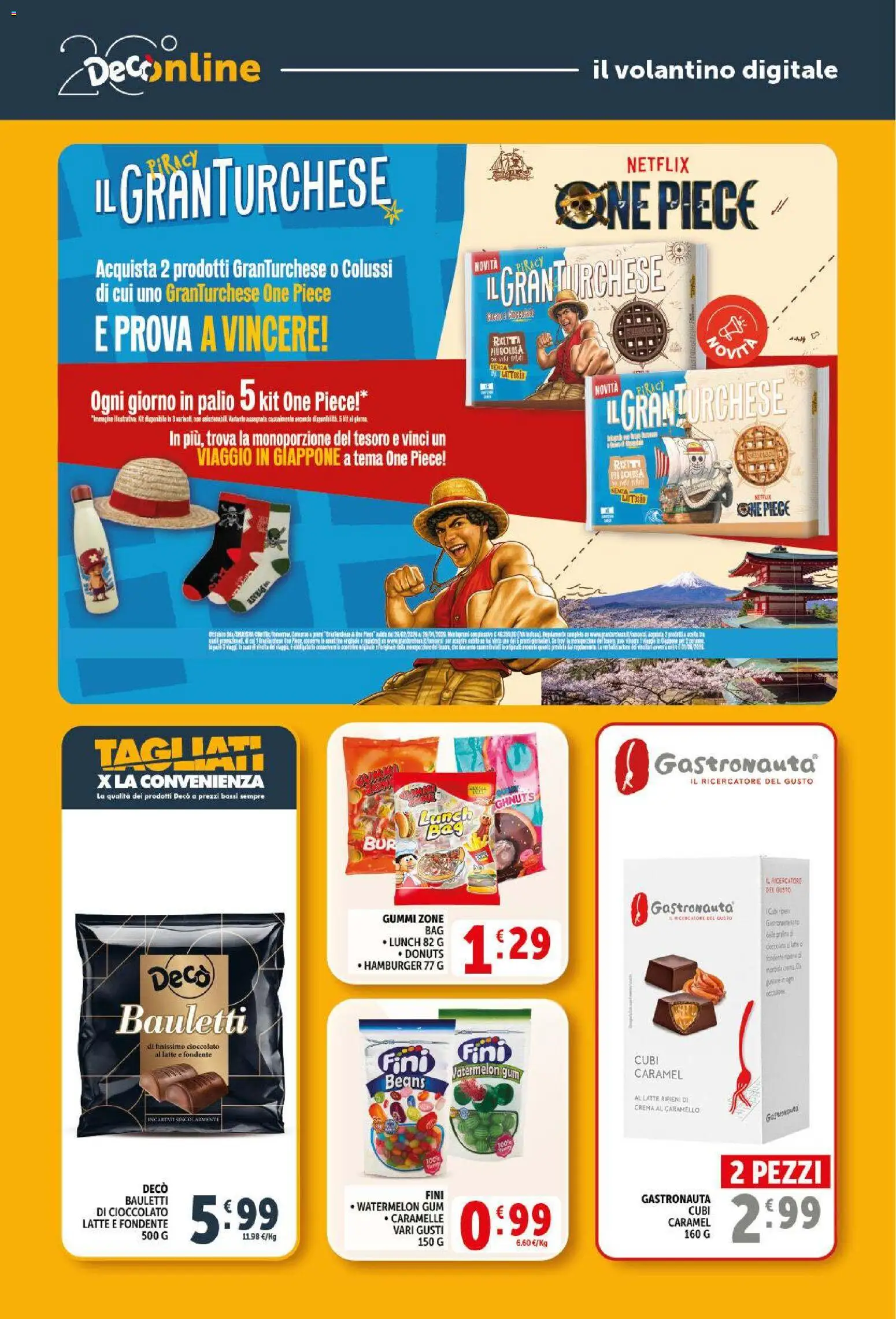 Volantino Decò del 09.04.2026 | Pagina: 28 | Prodotti: Crema, Cioccolato, Caramelle, Latte